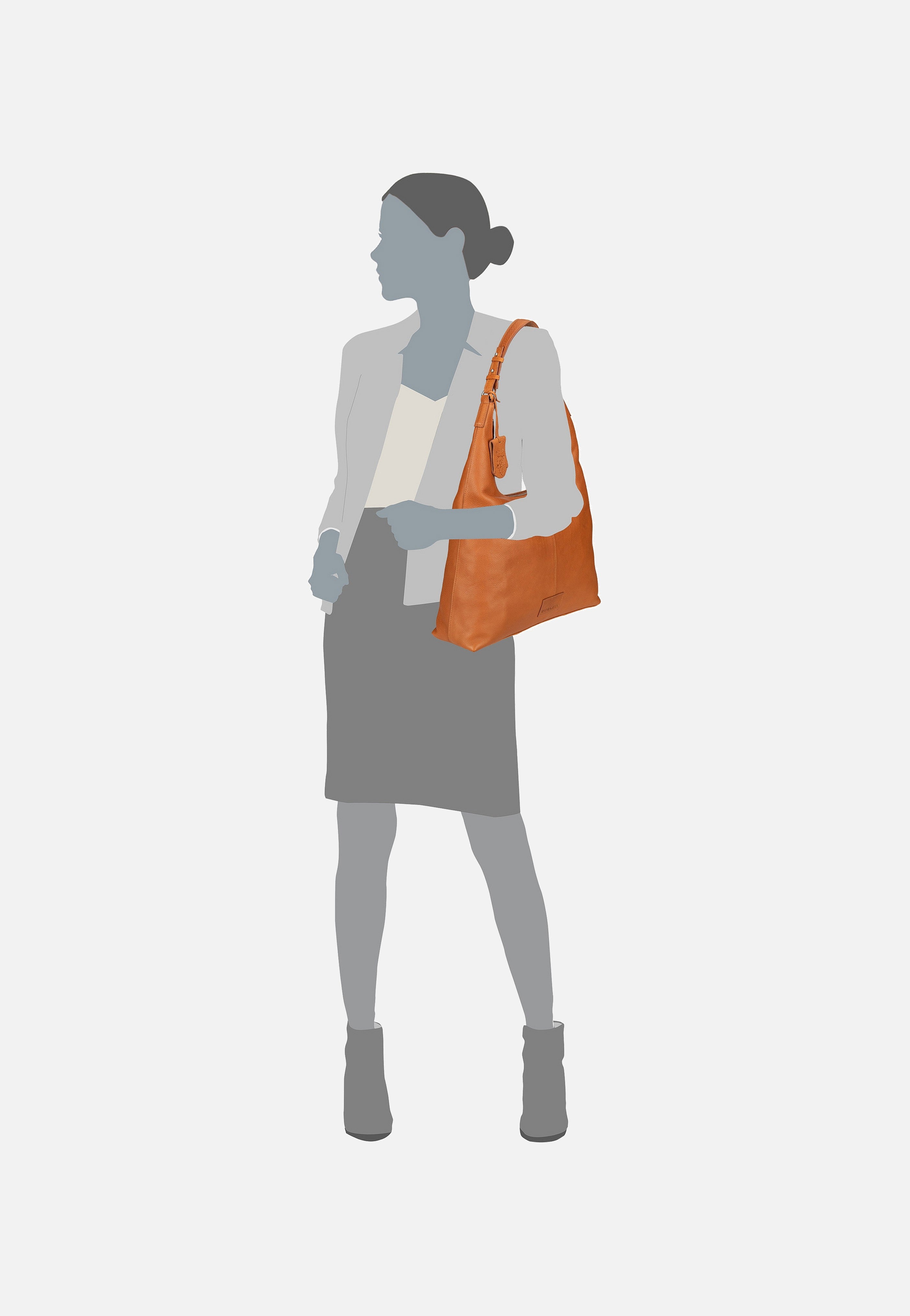 Burkely - Soft Skylar 1000333 Cognac - Hobo Bag | Women-Image