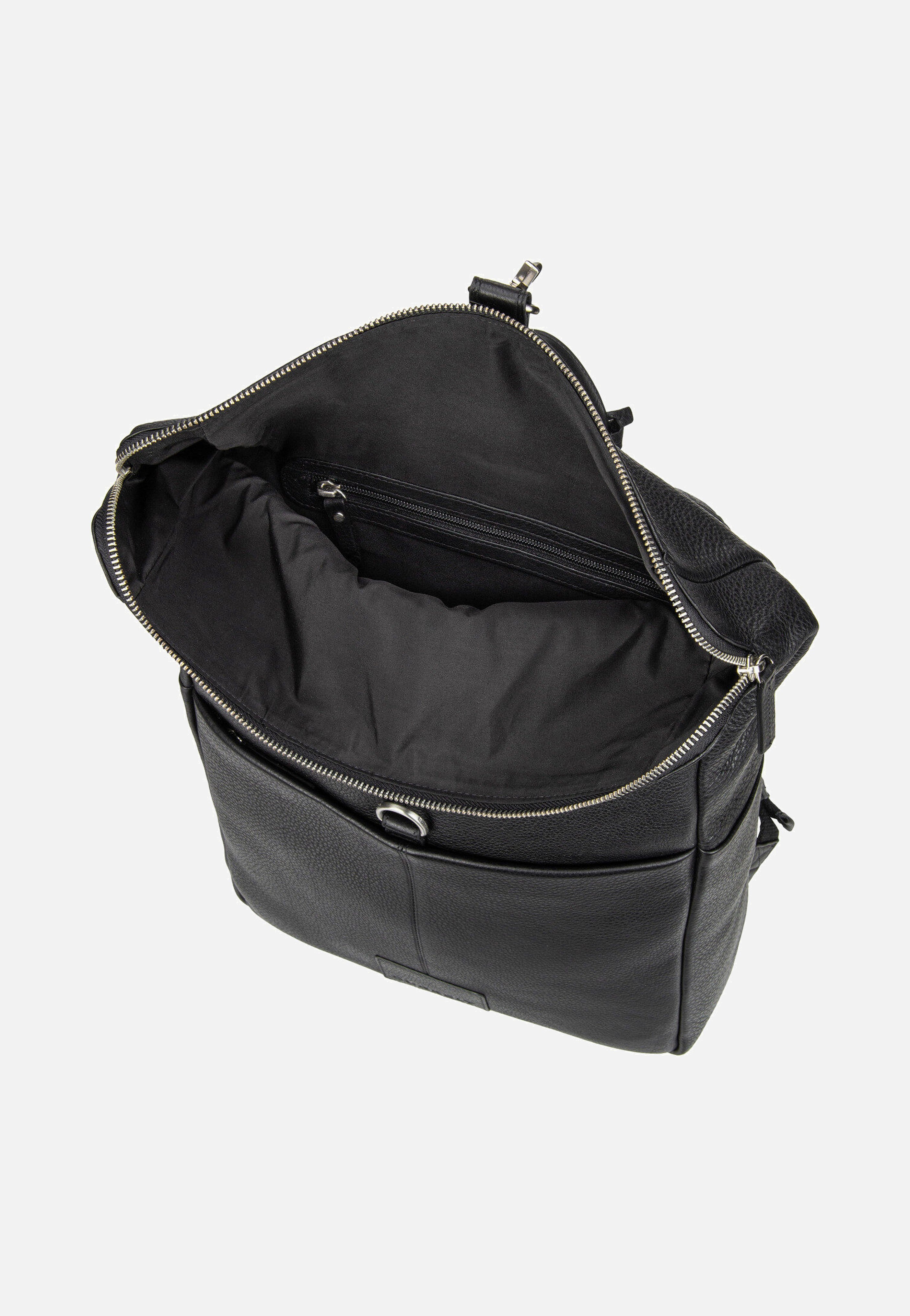 burkely leather backpack Burkely Soft Skylar 1000847 Black - Rucksack
