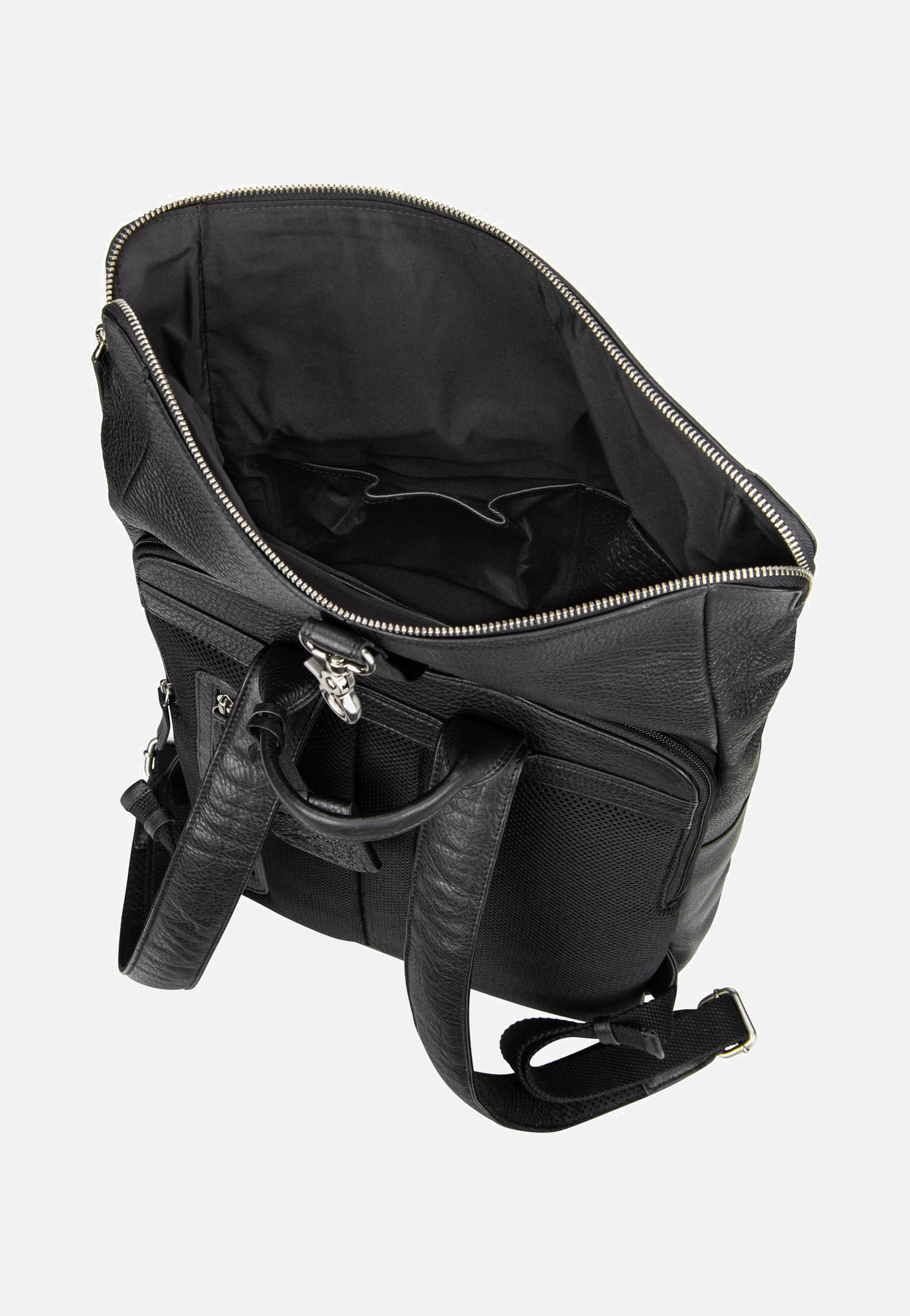 burkely leather backpack Burkely Soft Skylar 1000847 Black - Rucksack