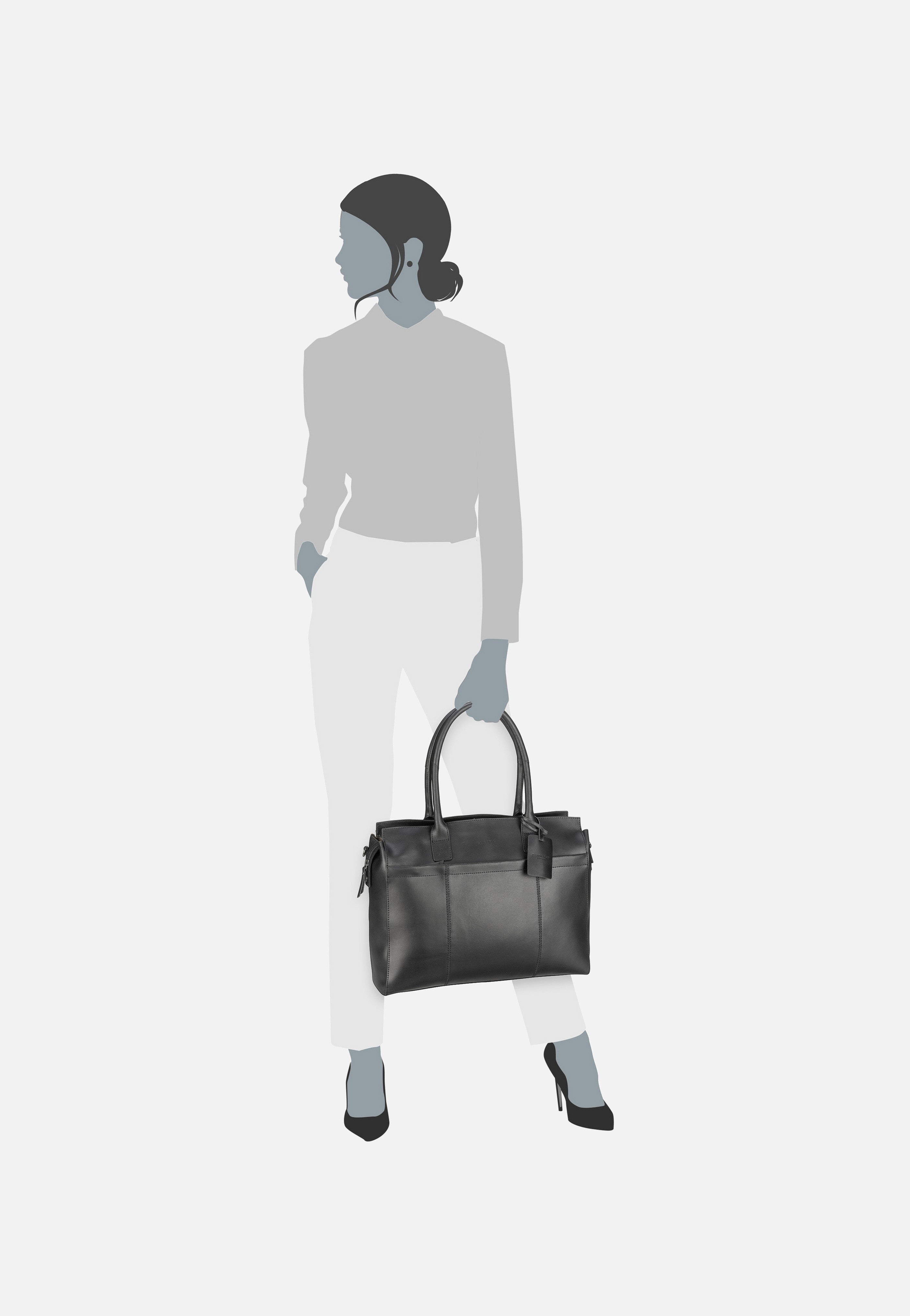 Burkely - Vintage Doris Laptopbag 15.6'' Black - Briefcase | Women-Image