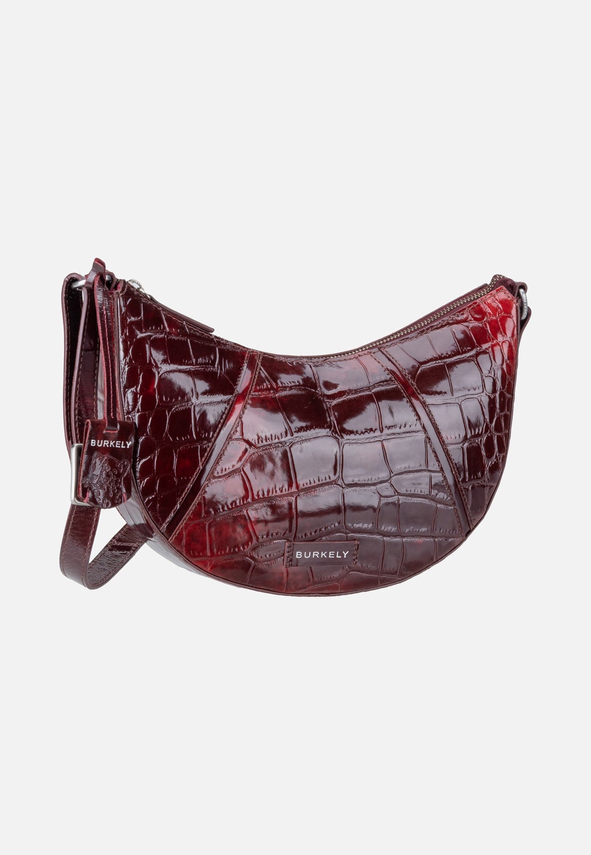 Burkely Cool Colbie 1000863 Burgundy Patent Crossbody Bag