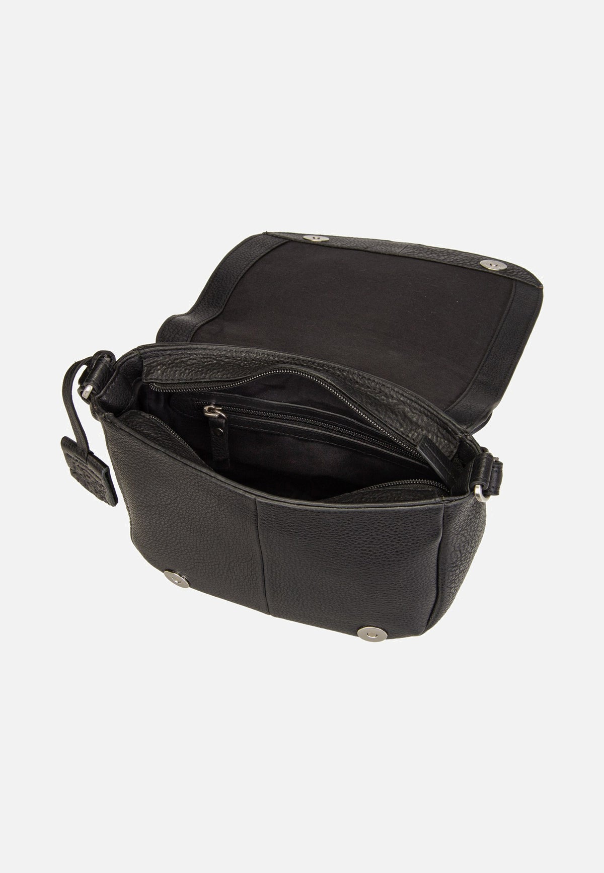Burkely Soft Skylar 1000861 Round Black Saddle Bag