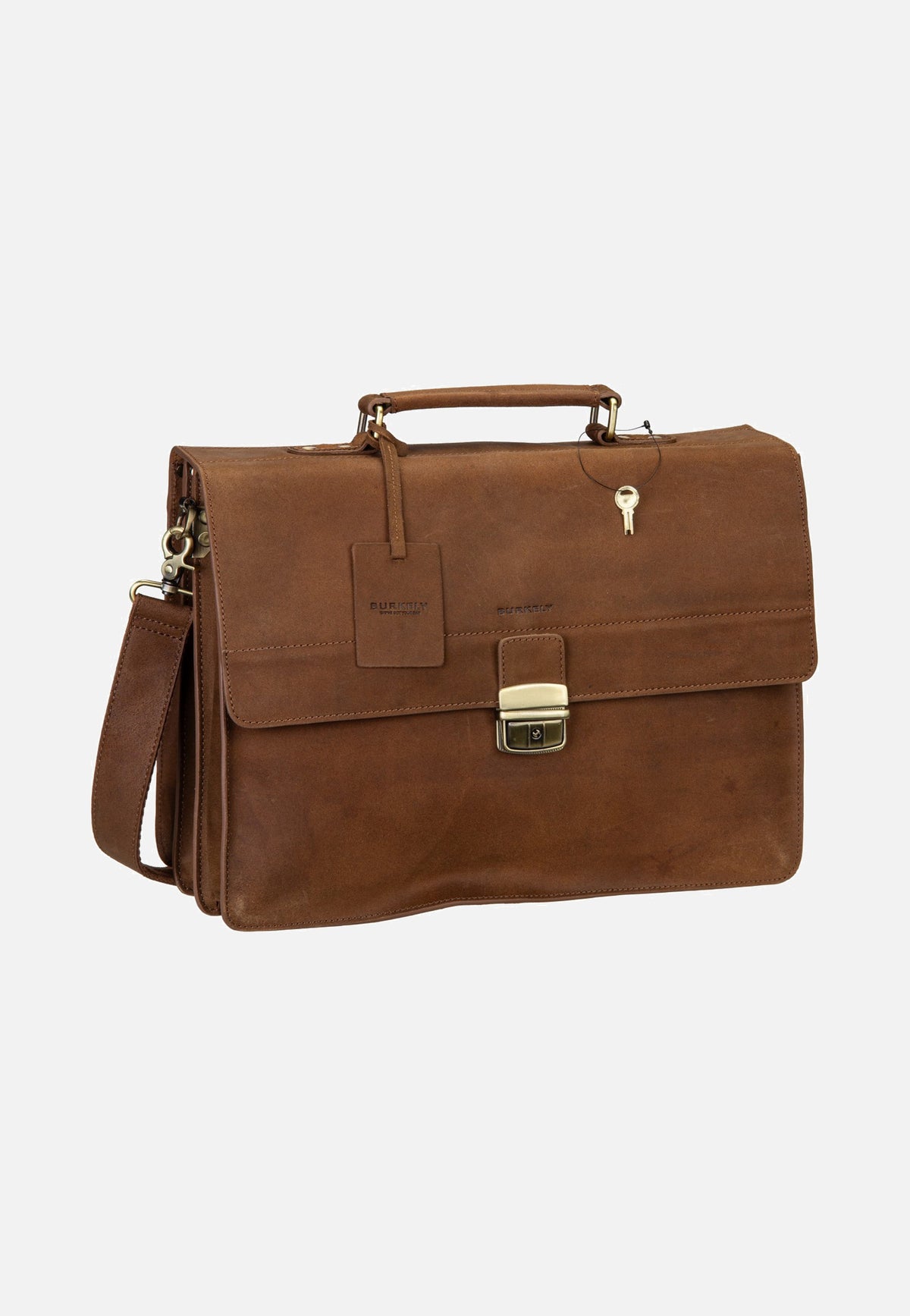 Burkely Vintage Dean 6379 Cognac Aktentasche