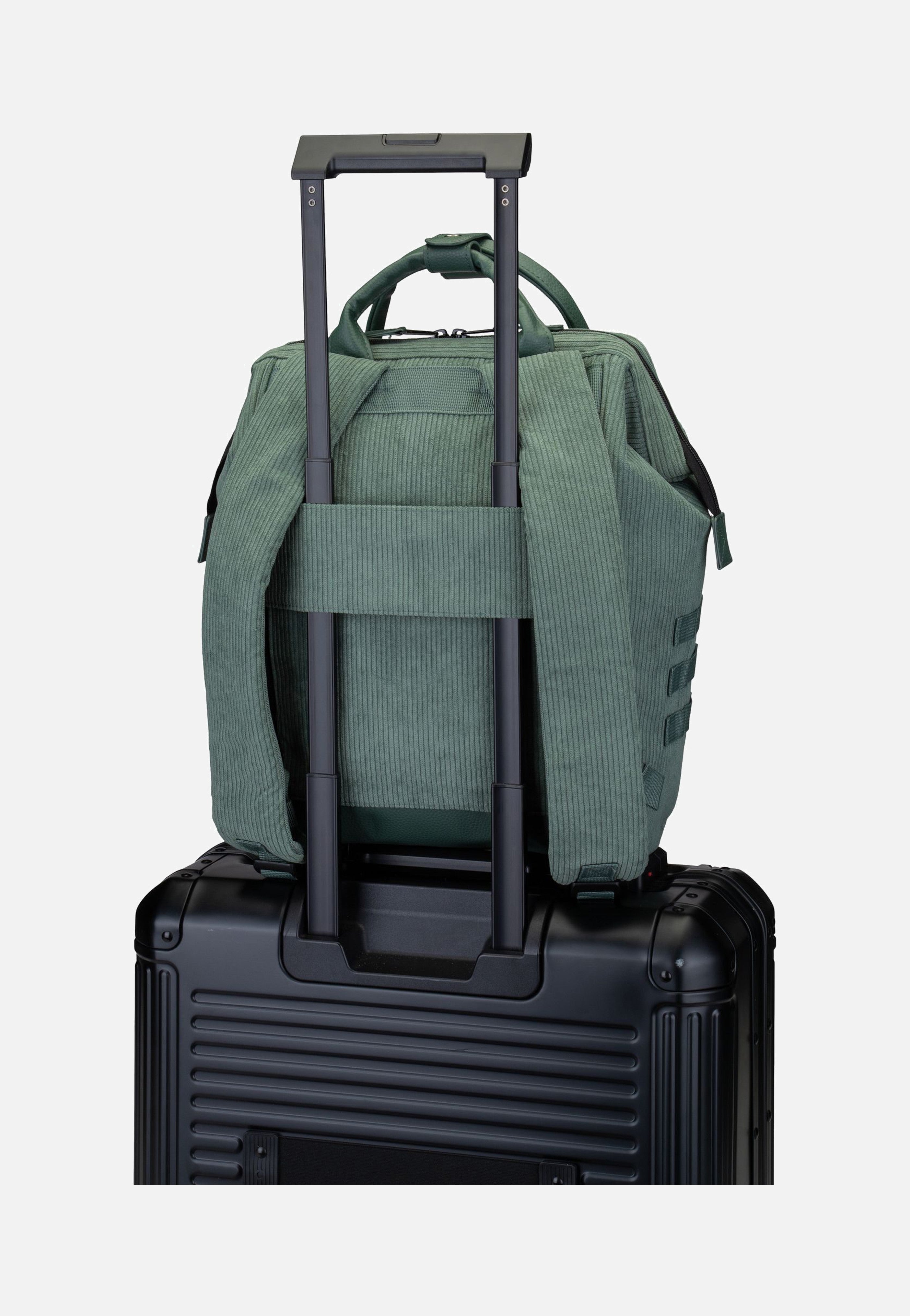 Cabaia - Adventurer Recycled Velvet Medium Niagara - Backpack | Women-Image