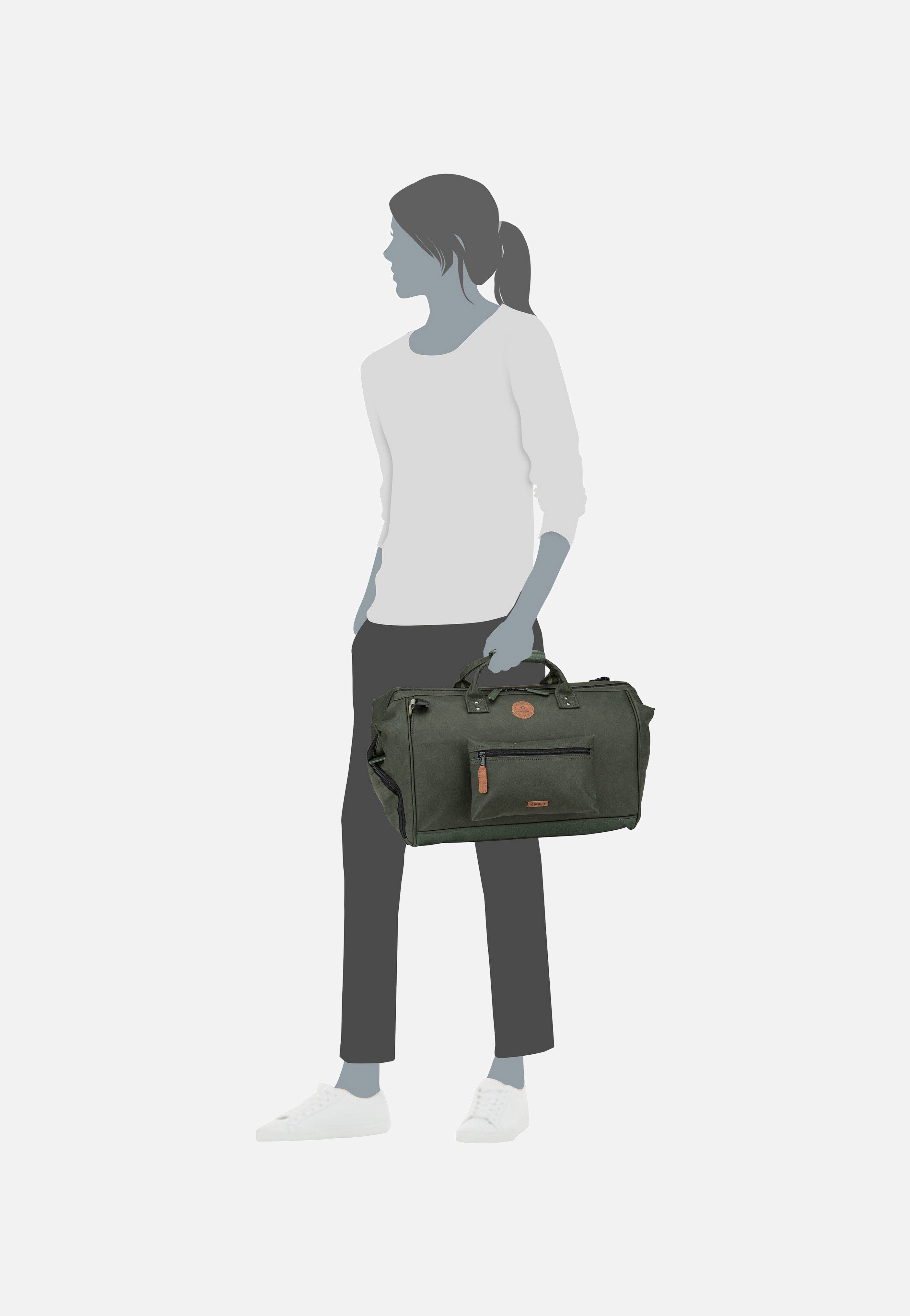 Cabaia - V2 Vegan Nubuck Busan - Dufflebag | Neutral-Image
