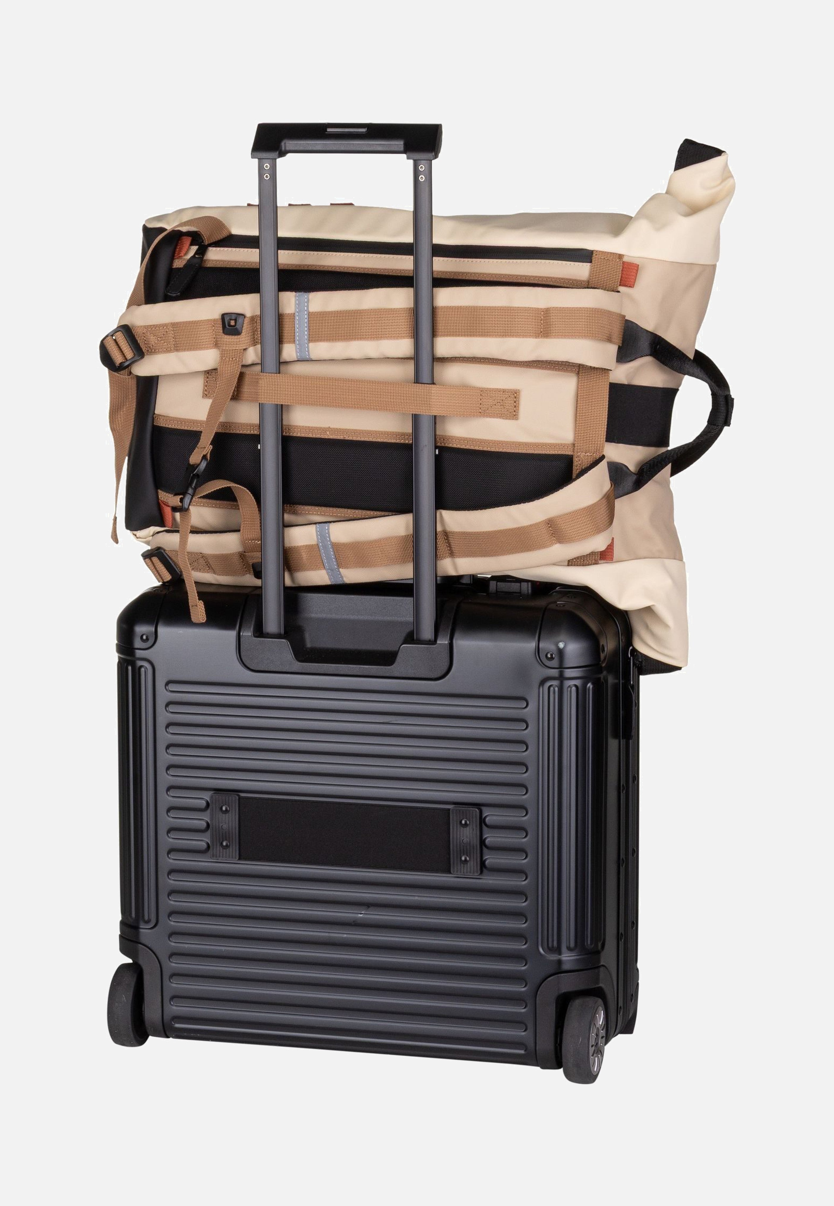 Cabaia - Explorer Recycled Oxford Large Cap Brenton - Rolltop Backpack | Neutral-Image