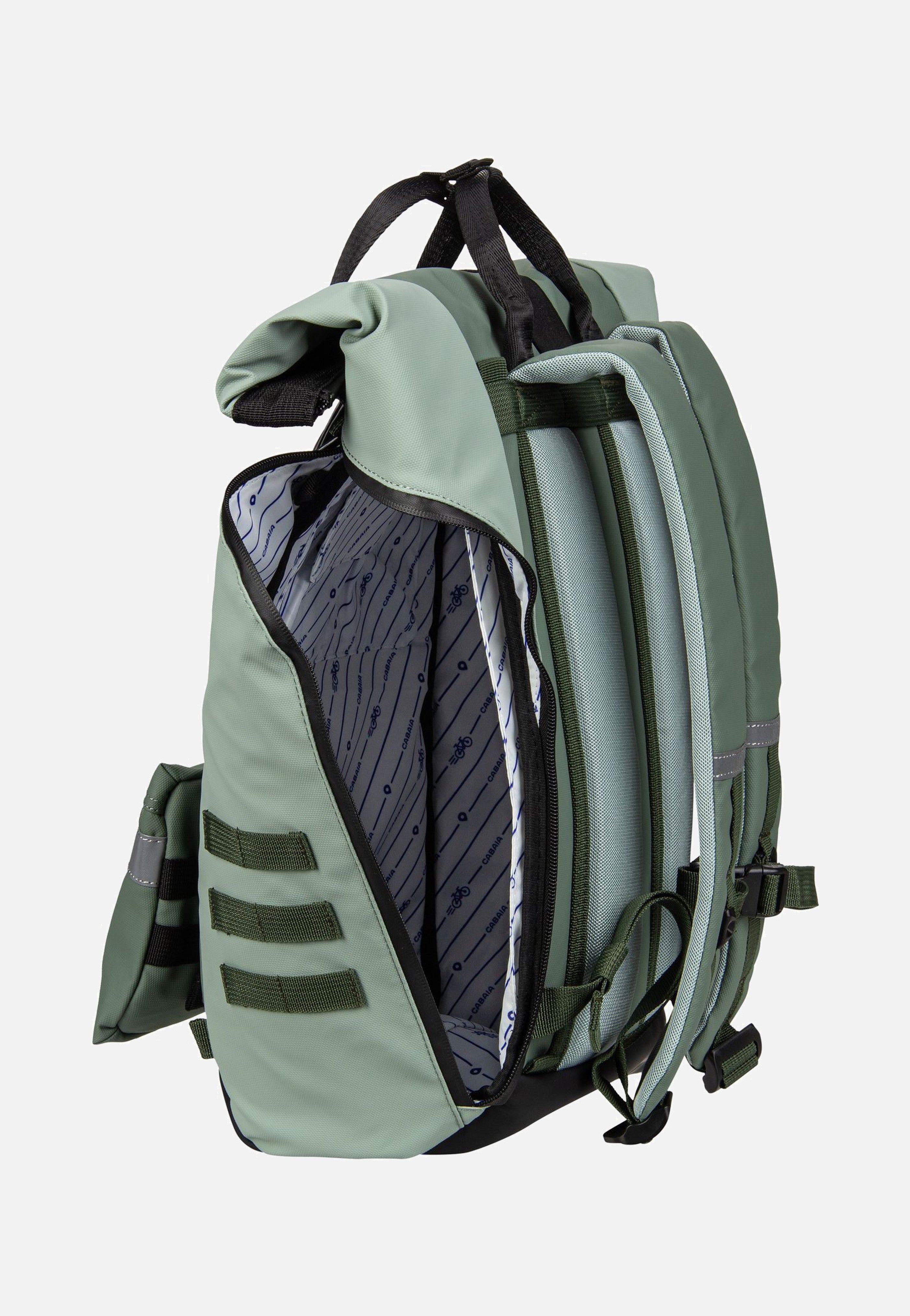 Cabaia - Explorer Recycled Oxford Medium Menton - Rolltop Backpack | Neutral-Image