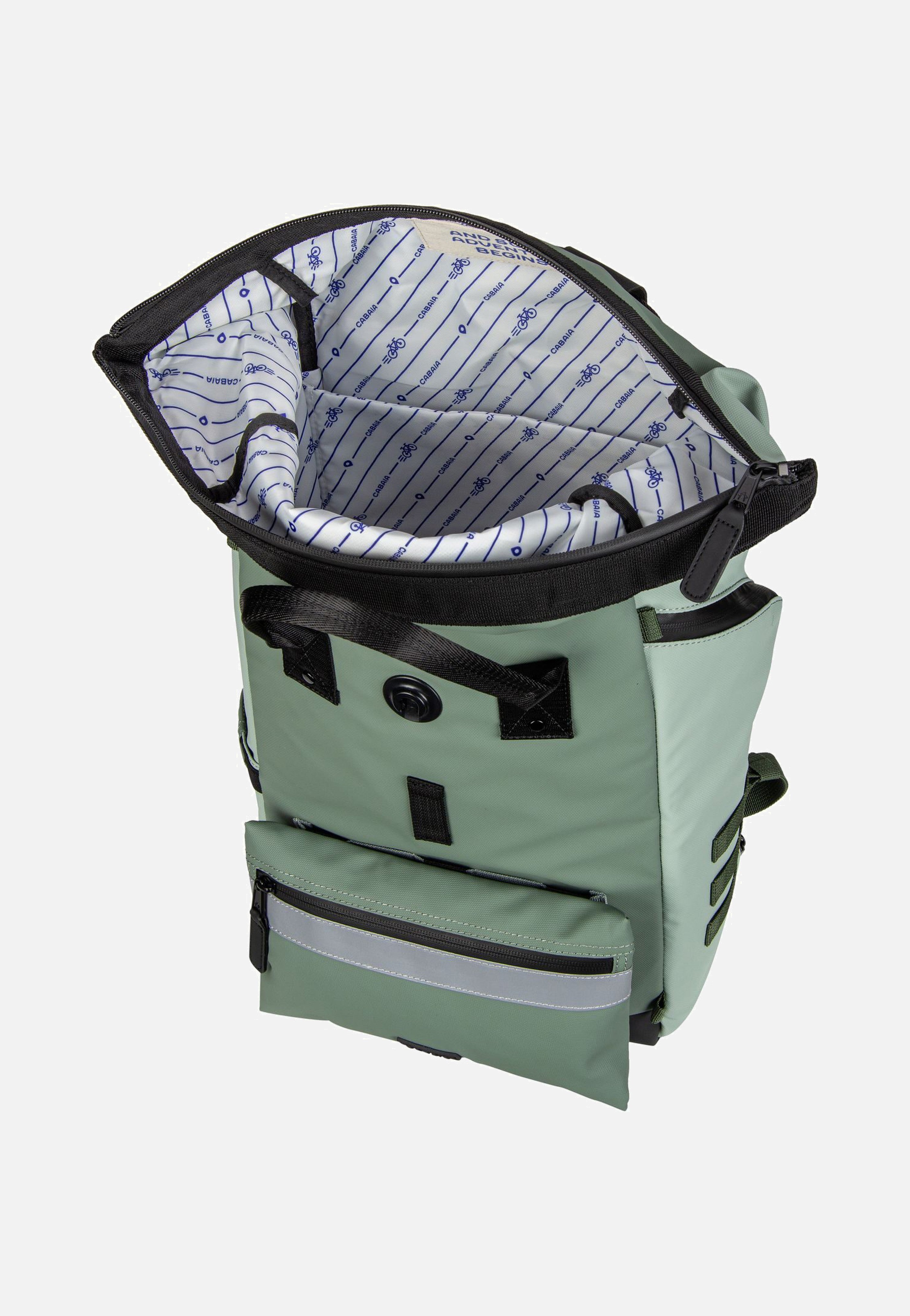 Cabaia - Explorer Recycled Oxford Medium Menton - Rolltop Backpack | Neutral-Image