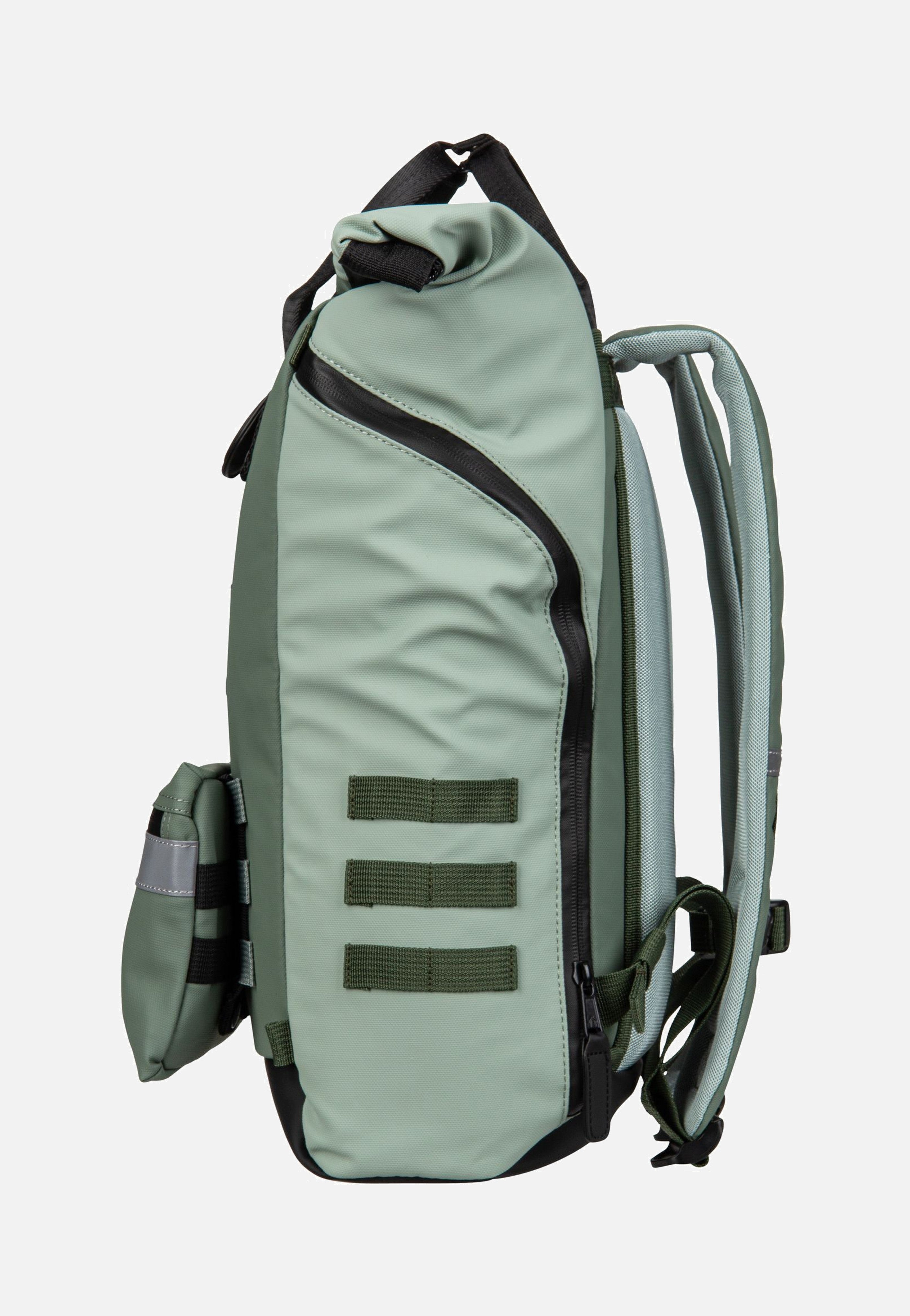 Cabaia - Explorer Recycled Oxford Medium Menton - Rolltop Backpack | Neutral-Image