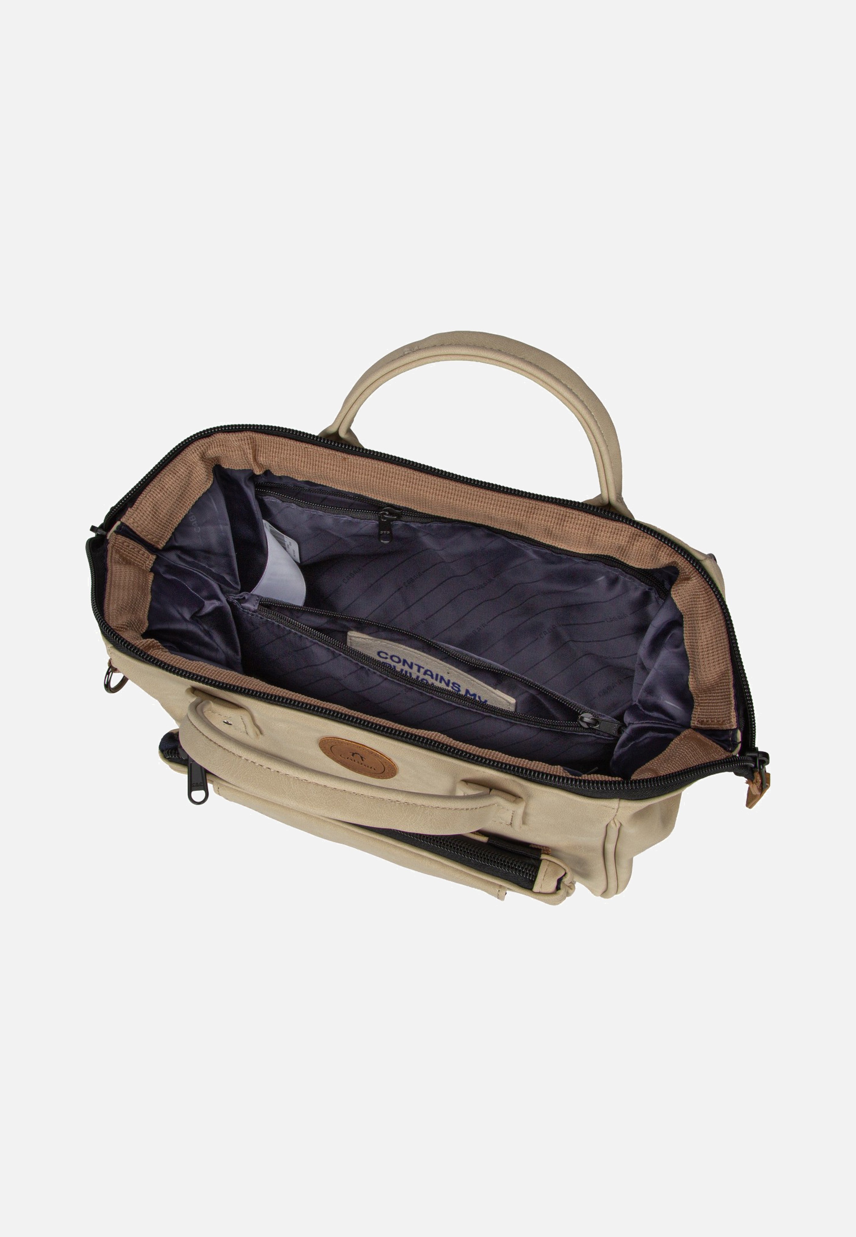 Cabaia Crossbody Nubuck Medium Andenne Handle Bag