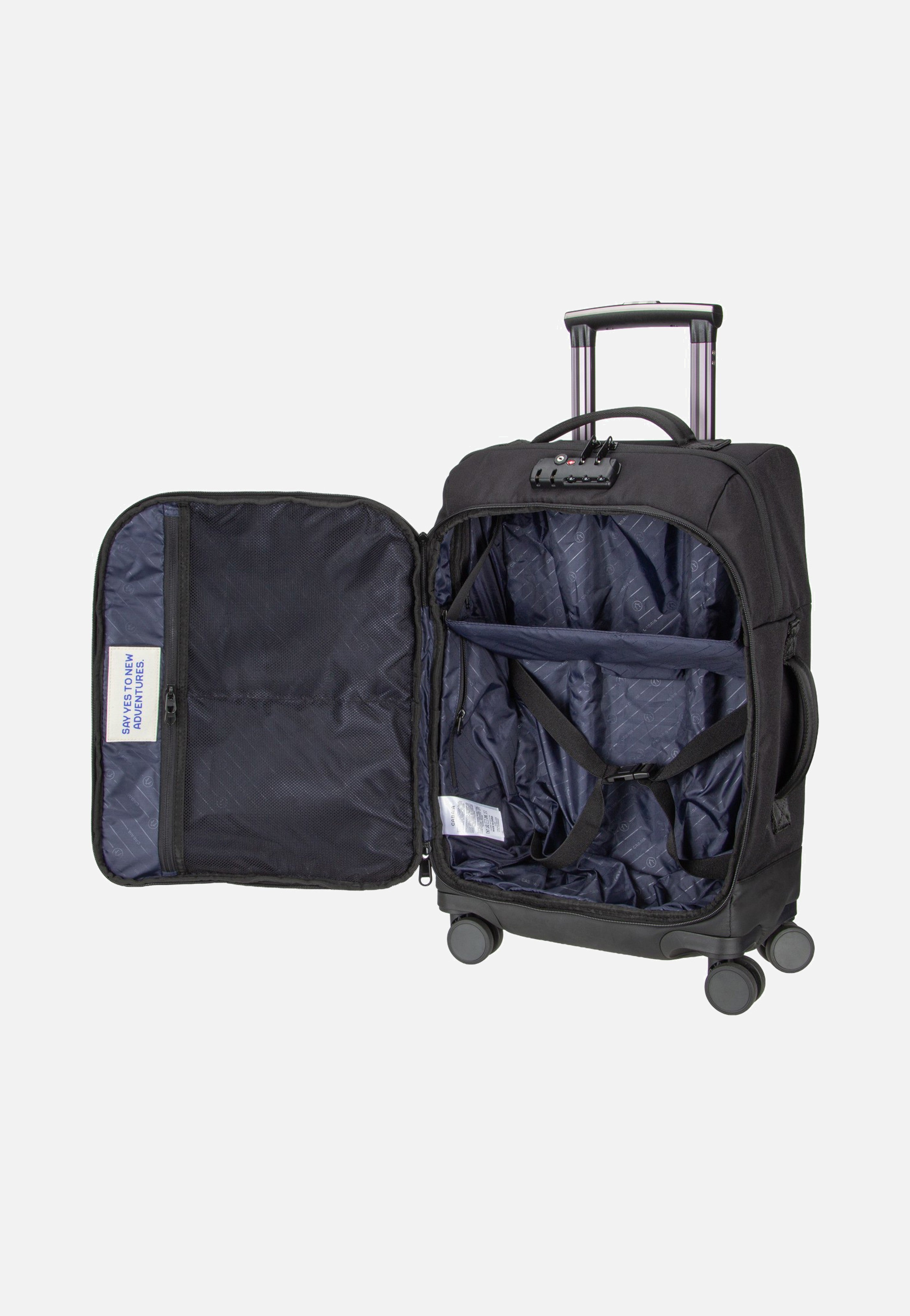 Cabaia - Soft Suitcase 4 Wheels Small Berlin - Suitcase | Neutral-Image