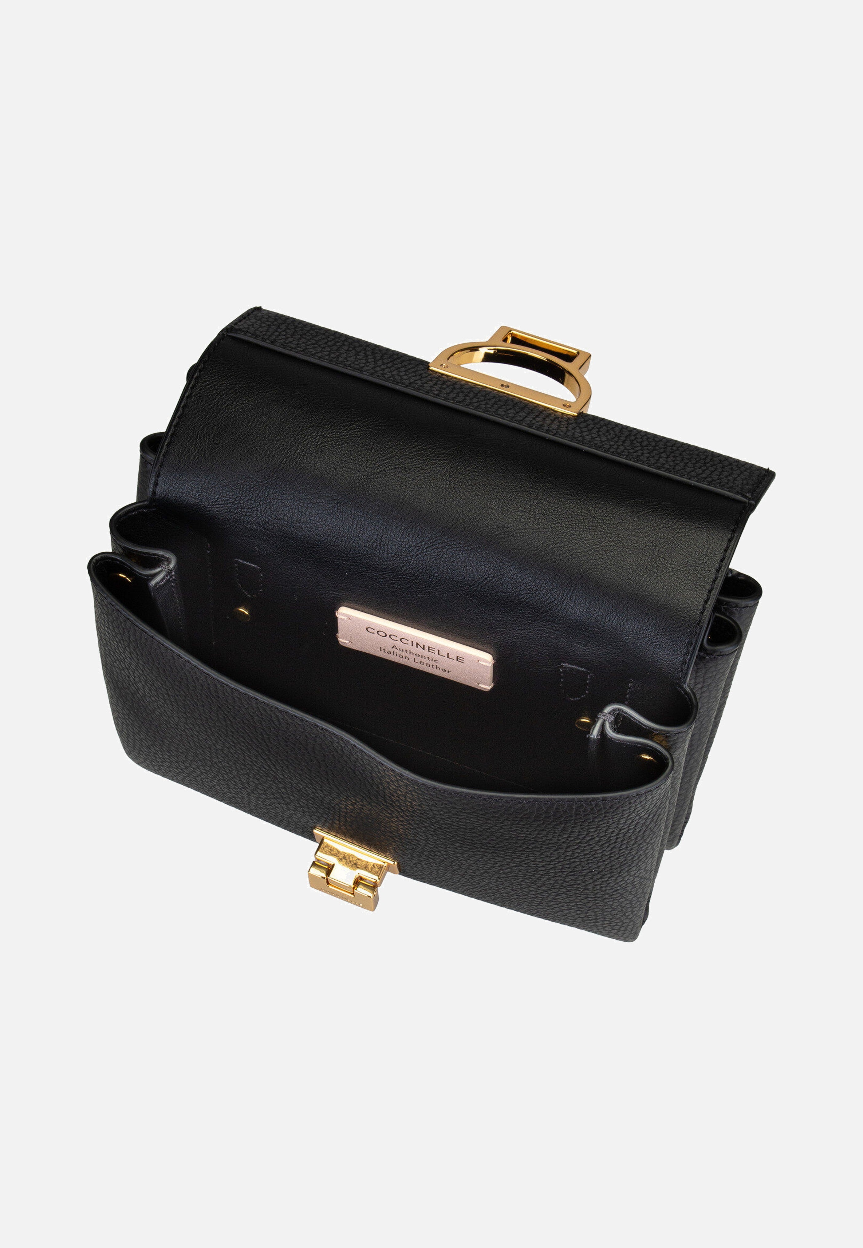 Coccinelle - Arlettis Signature 55B7 Nero - Handle Bag | Women-Image