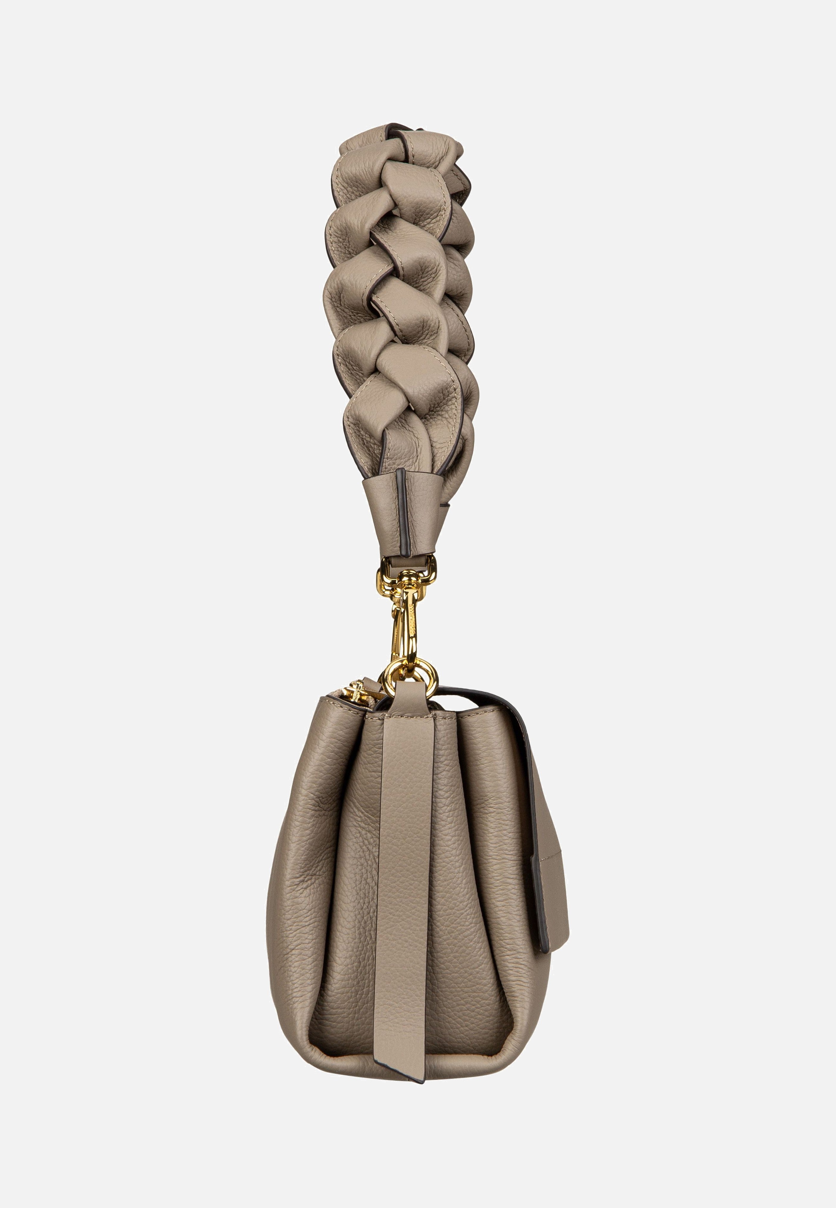 Coccinelle - Boheme Grana Double 1201 Warm Taupe/Rosette - Shoulder Bag | Women-Image