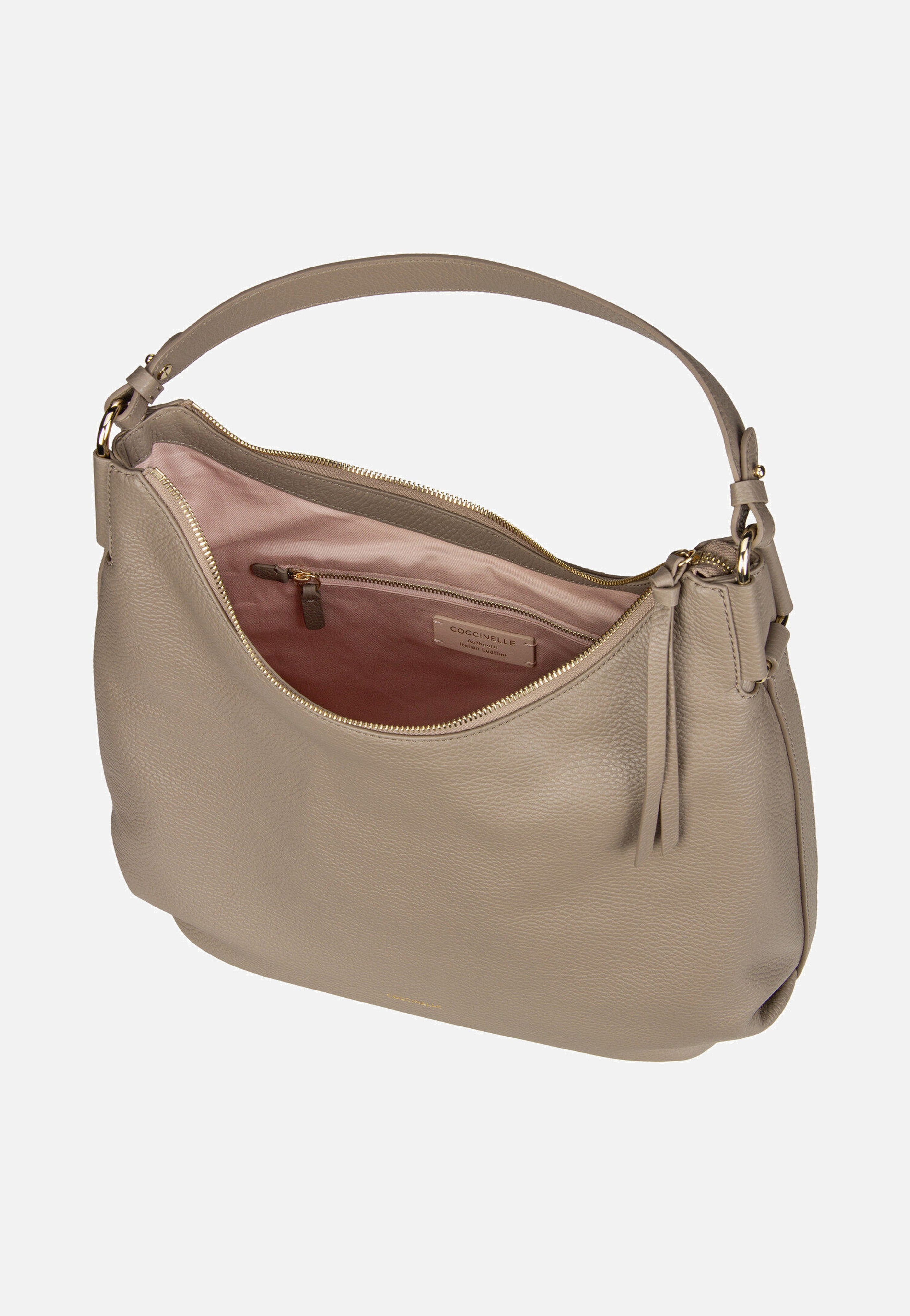 Coccinelle - Coccinellerebekka 1301 Warm Taupe - Hobo Bag | Women-Image