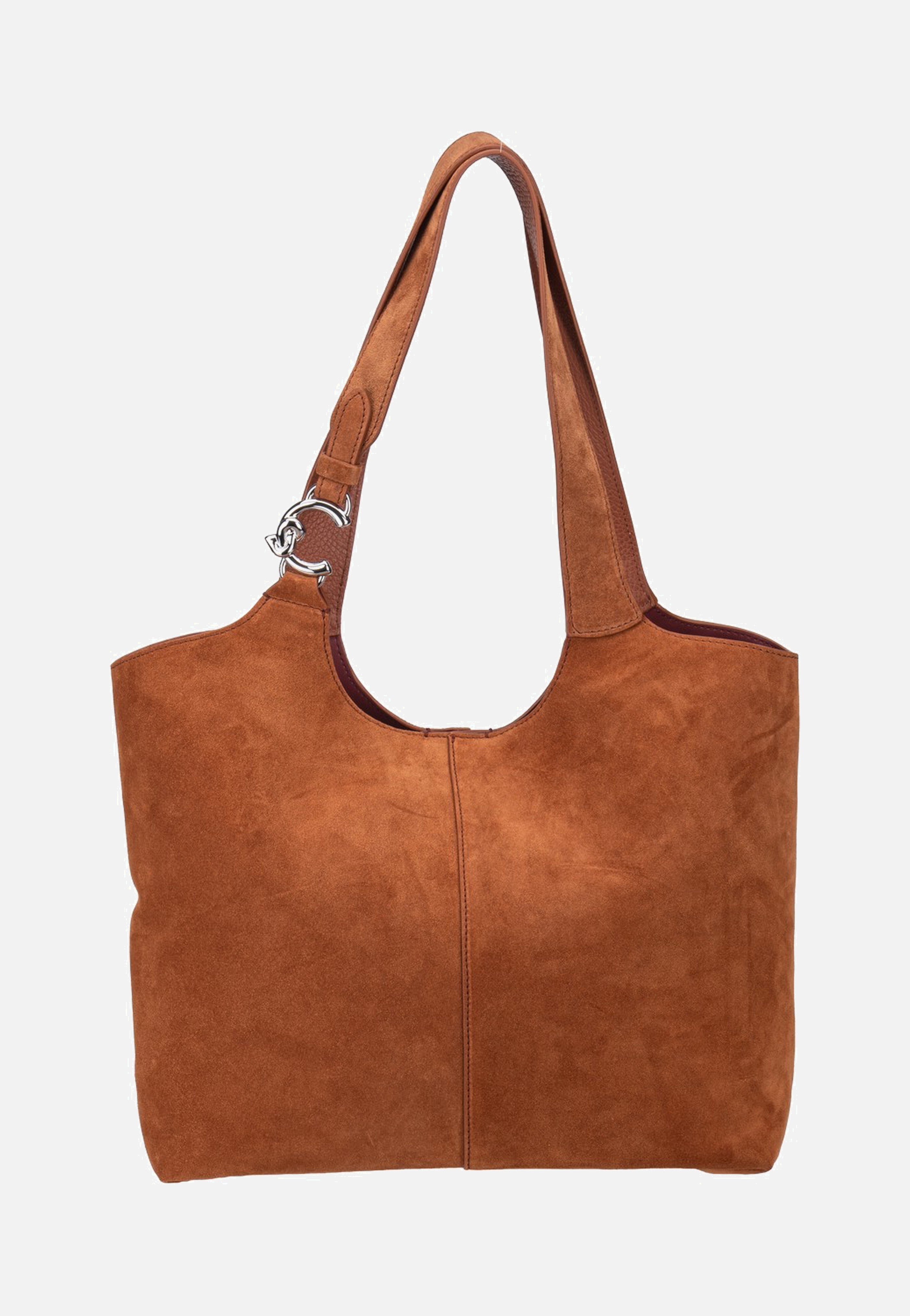 Coccinelle - C-Easy Suede 1102 Cognac/Cognac - Shopping Bag | Women-Image
