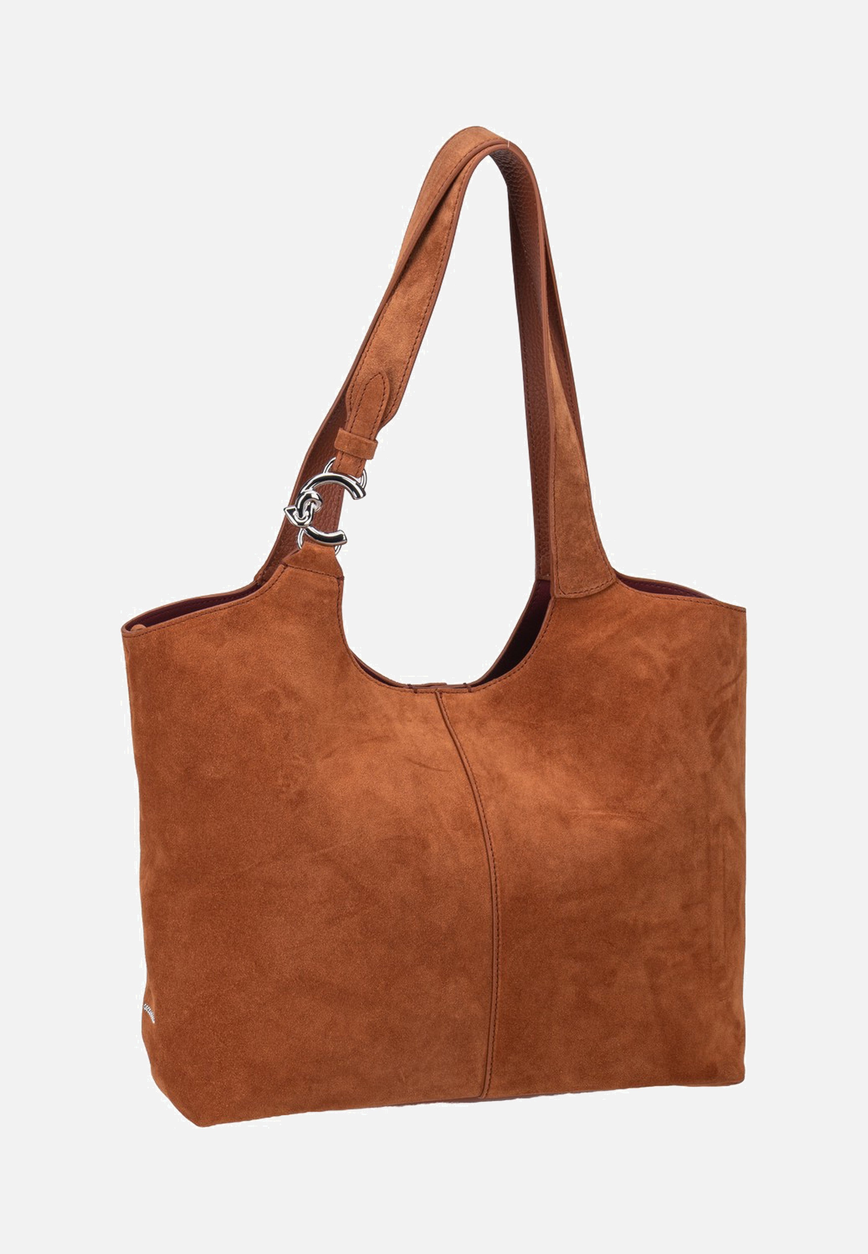 Coccinelle - C-Easy Suede 1102 Cognac/Cognac - Shopping Bag | Women-Image