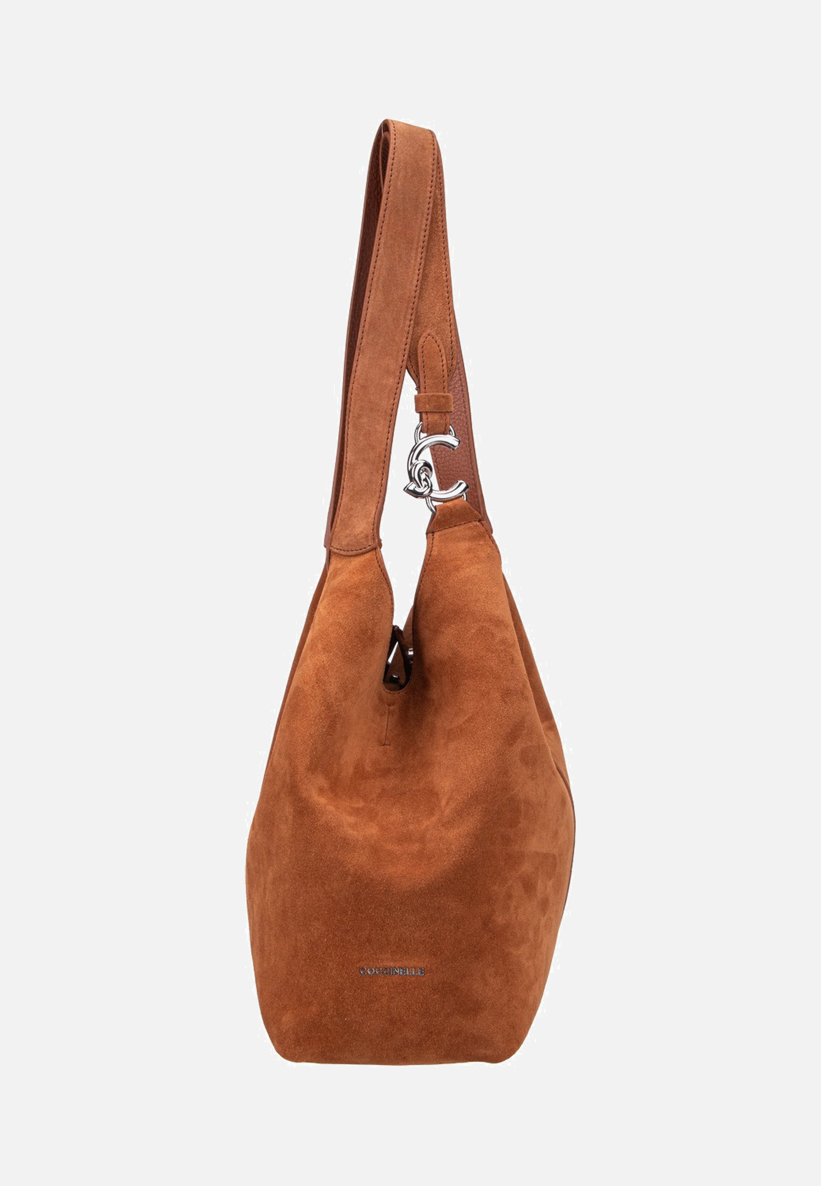 Coccinelle - C-Easy Suede 1102 Cognac/Cognac - Shopping Bag | Women-Image