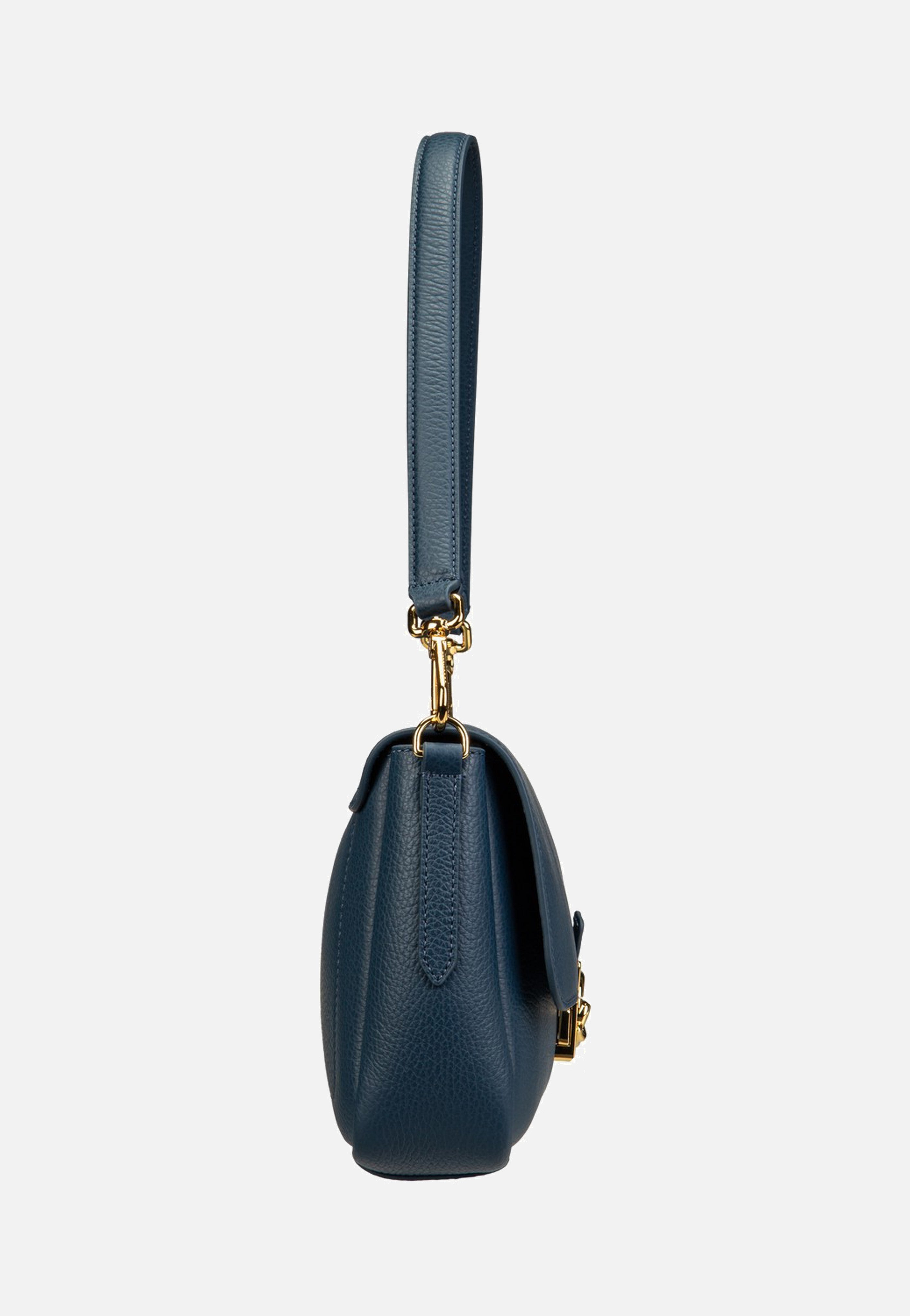 Coccinelle C-Me Lock 1201 Deep Blue Schultertasche