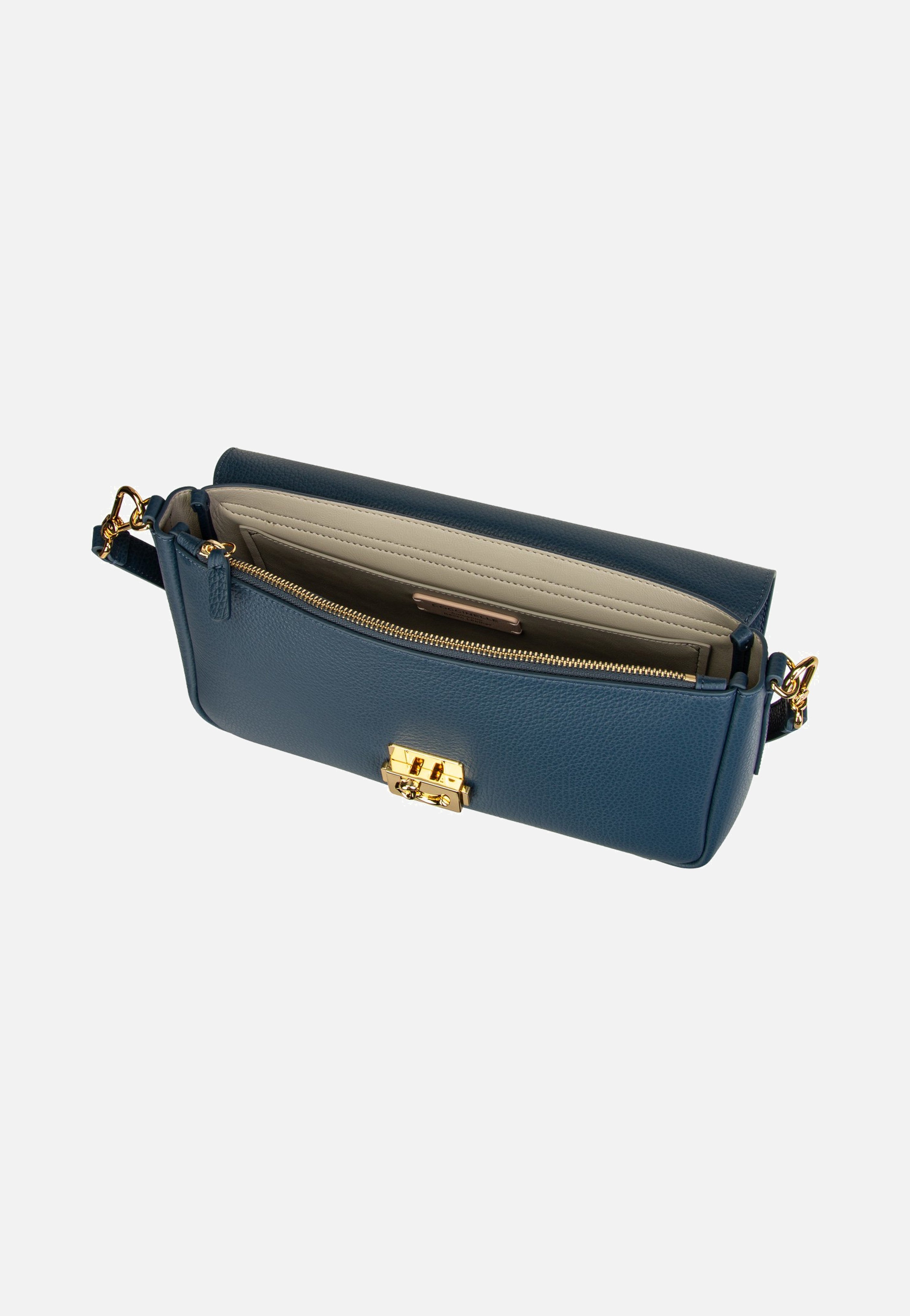 Coccinelle C-Me Lock 1201 Deep Blue Schultertasche