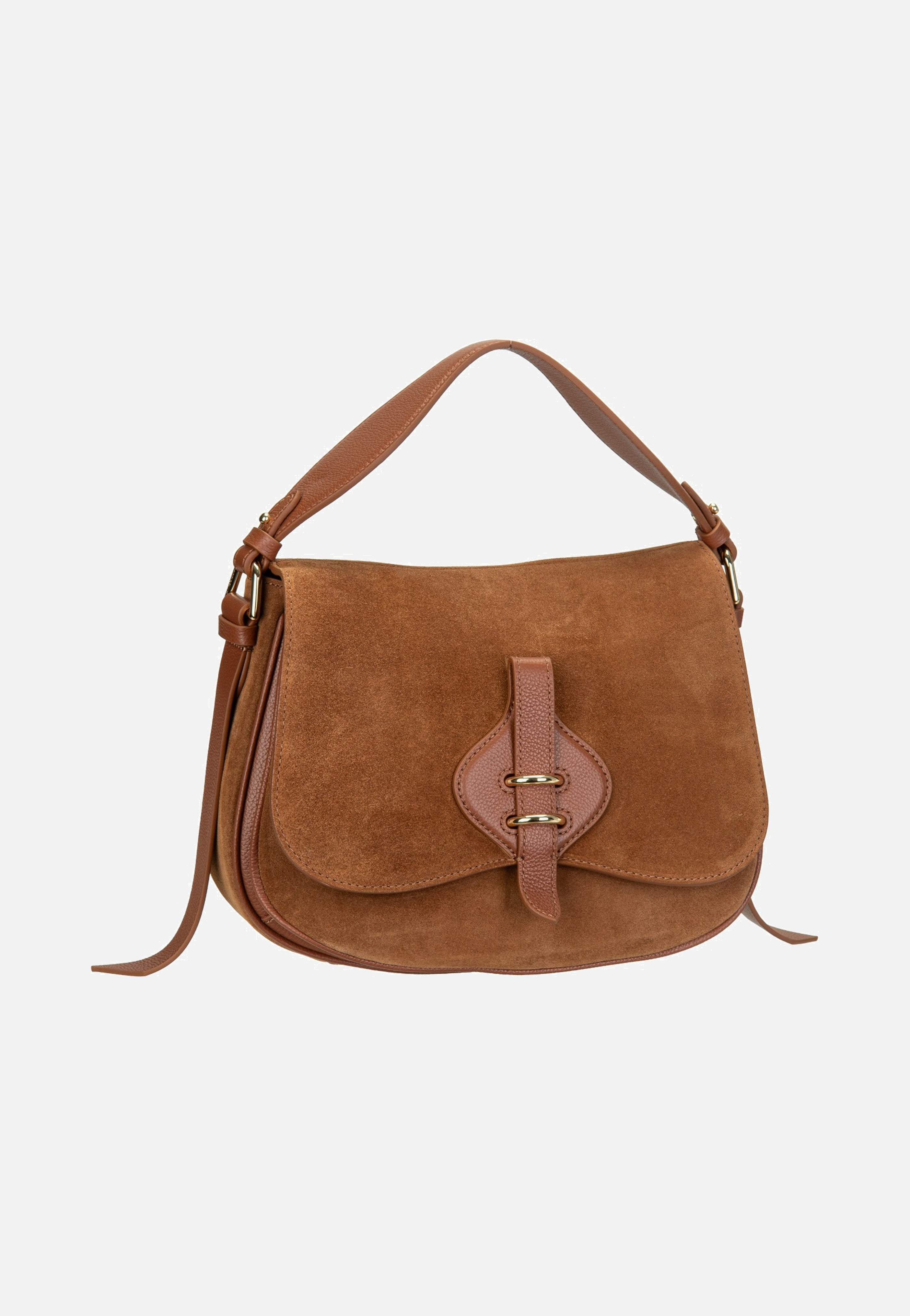 Coccinelle Coccinellemavery Suede Bi 1801 Cognac/Cognac Crossbody Bag