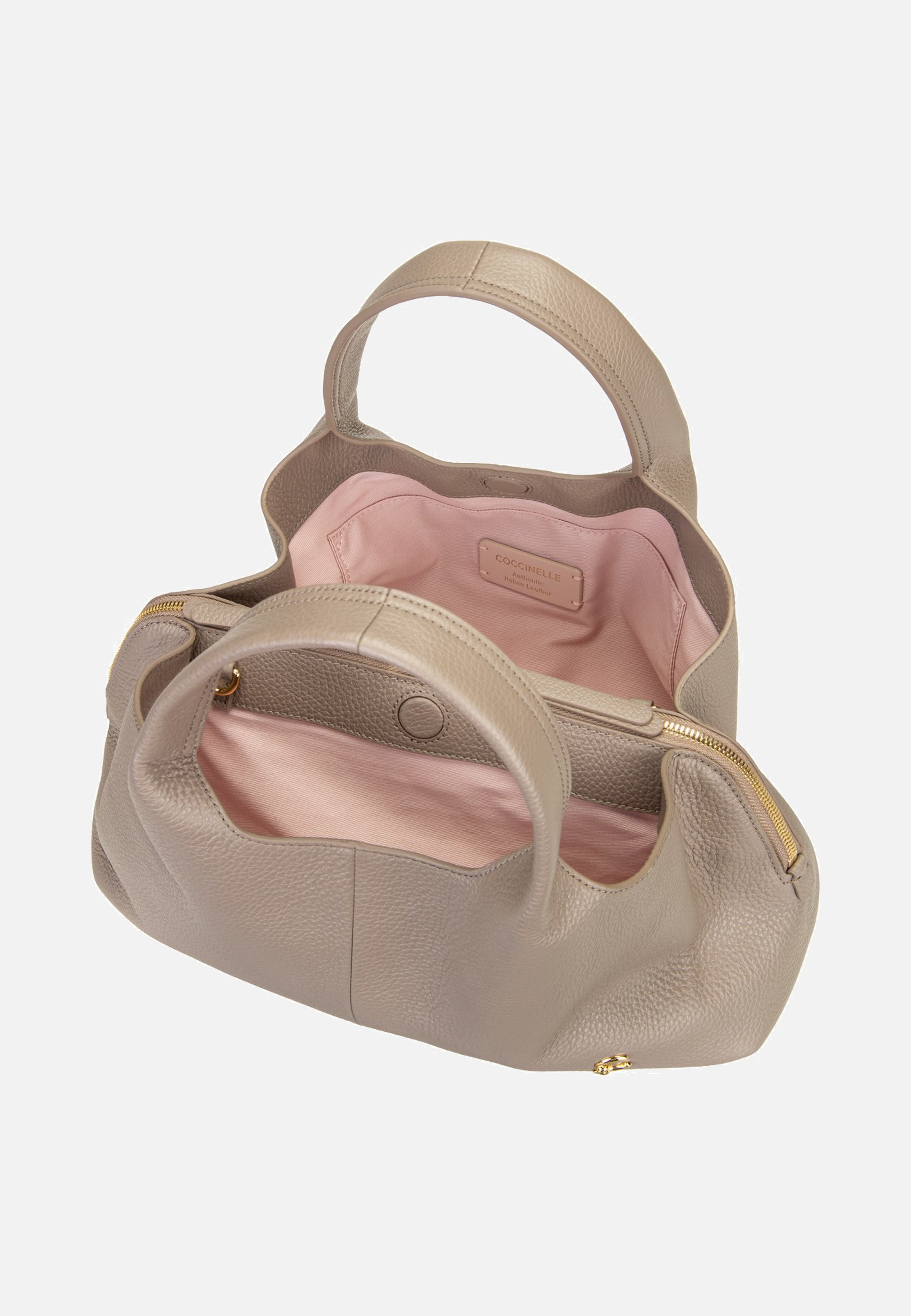 Coccinelle Coccinellenell 1801 Warm Taupe Tote Bag