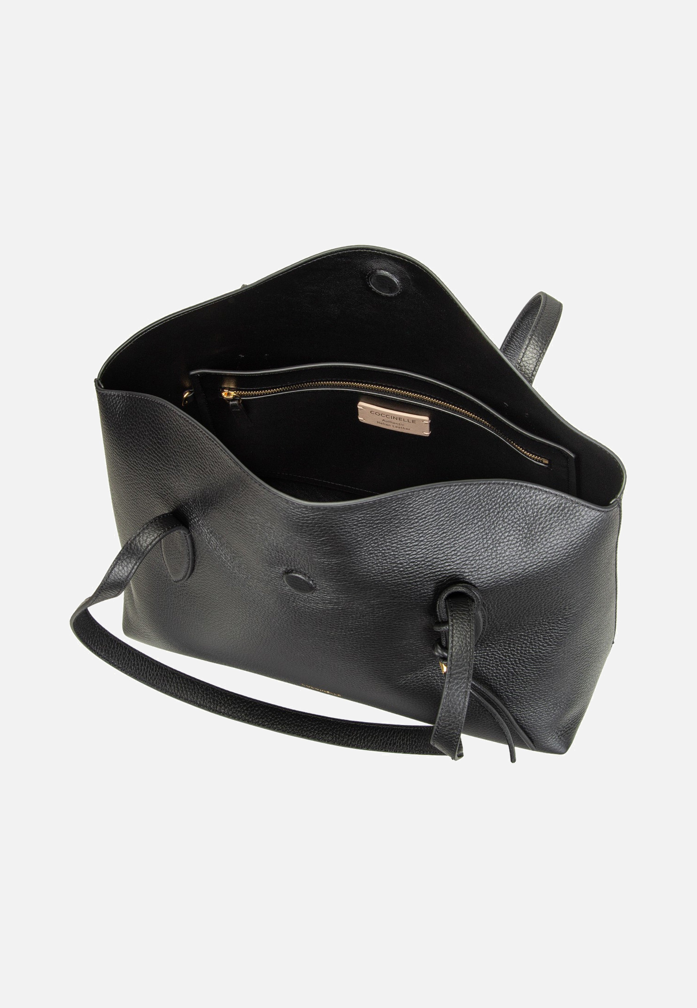Coccinelle Coccinellethess 1101 Noir Handle Bag
