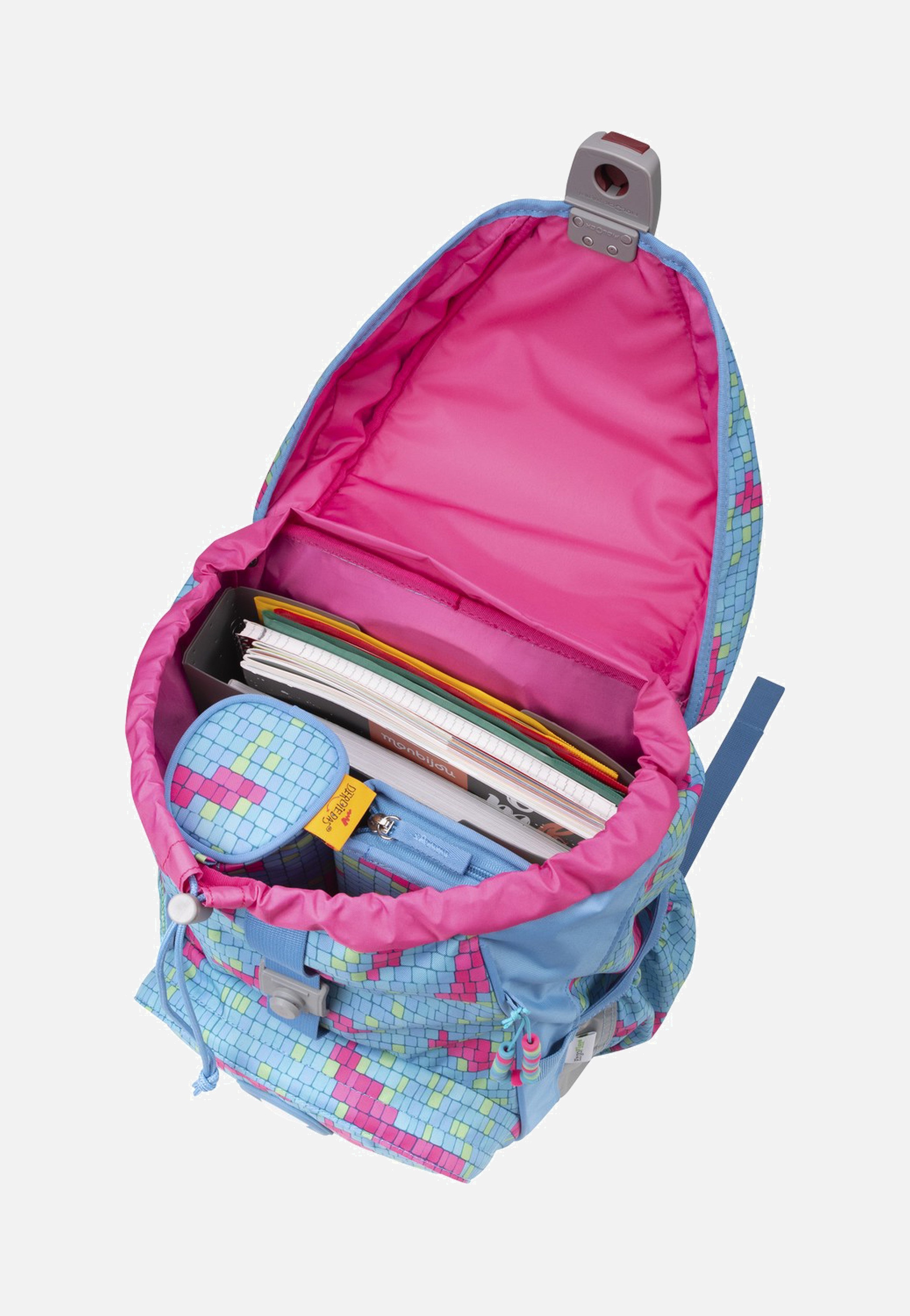 DerDieDas ErgoFlex Set 1 Happy Pixel School Rucksack
