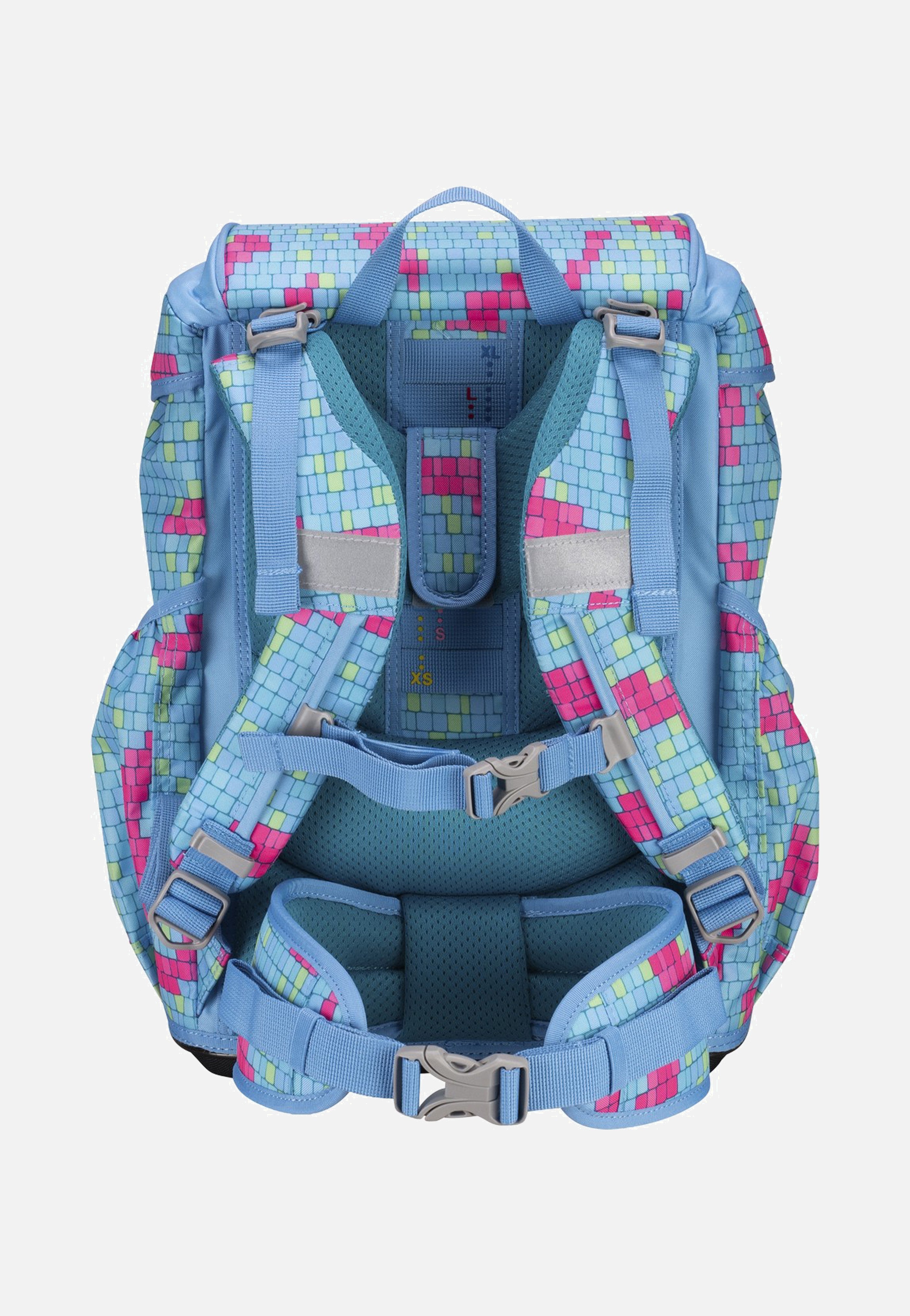 DerDieDas ErgoFlex Set 1 Happy Pixel School Rucksack