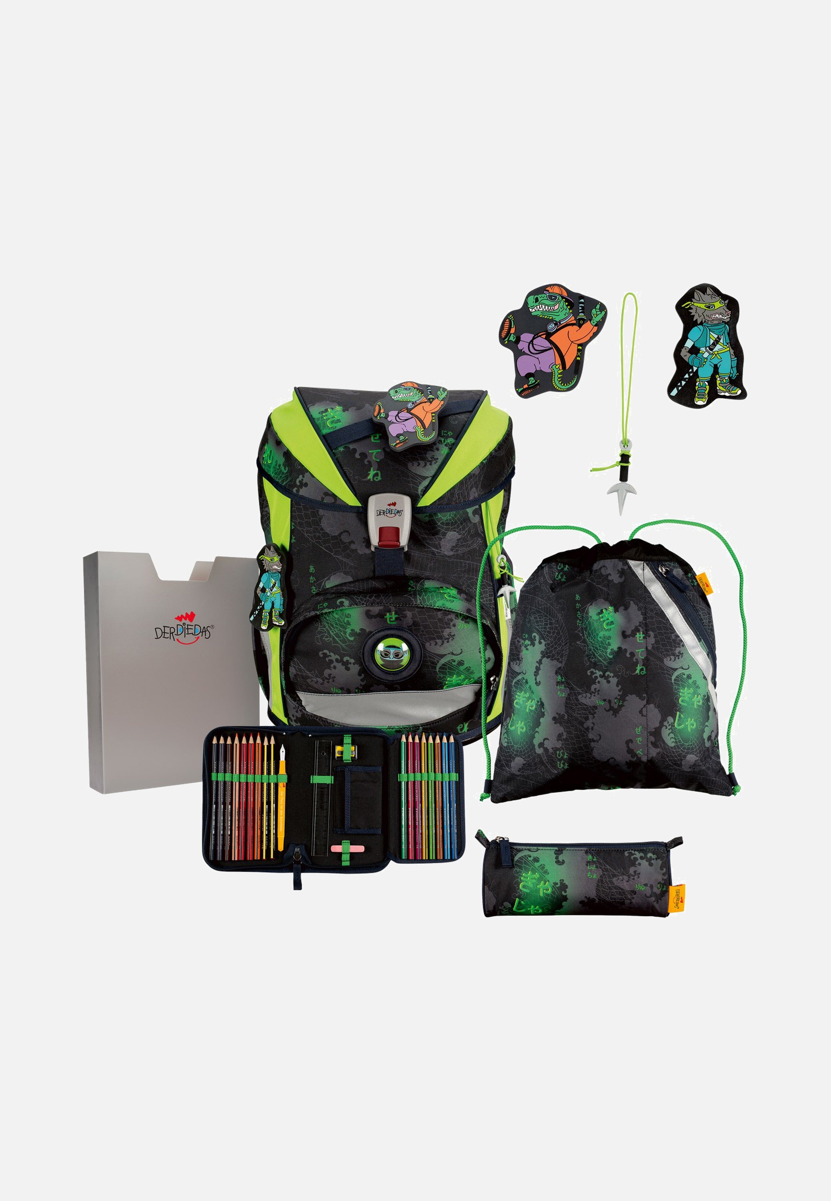 DerDieDas - ErgoFlex Superlight Set Funny Fighter - School Backpack | Neutral-Image