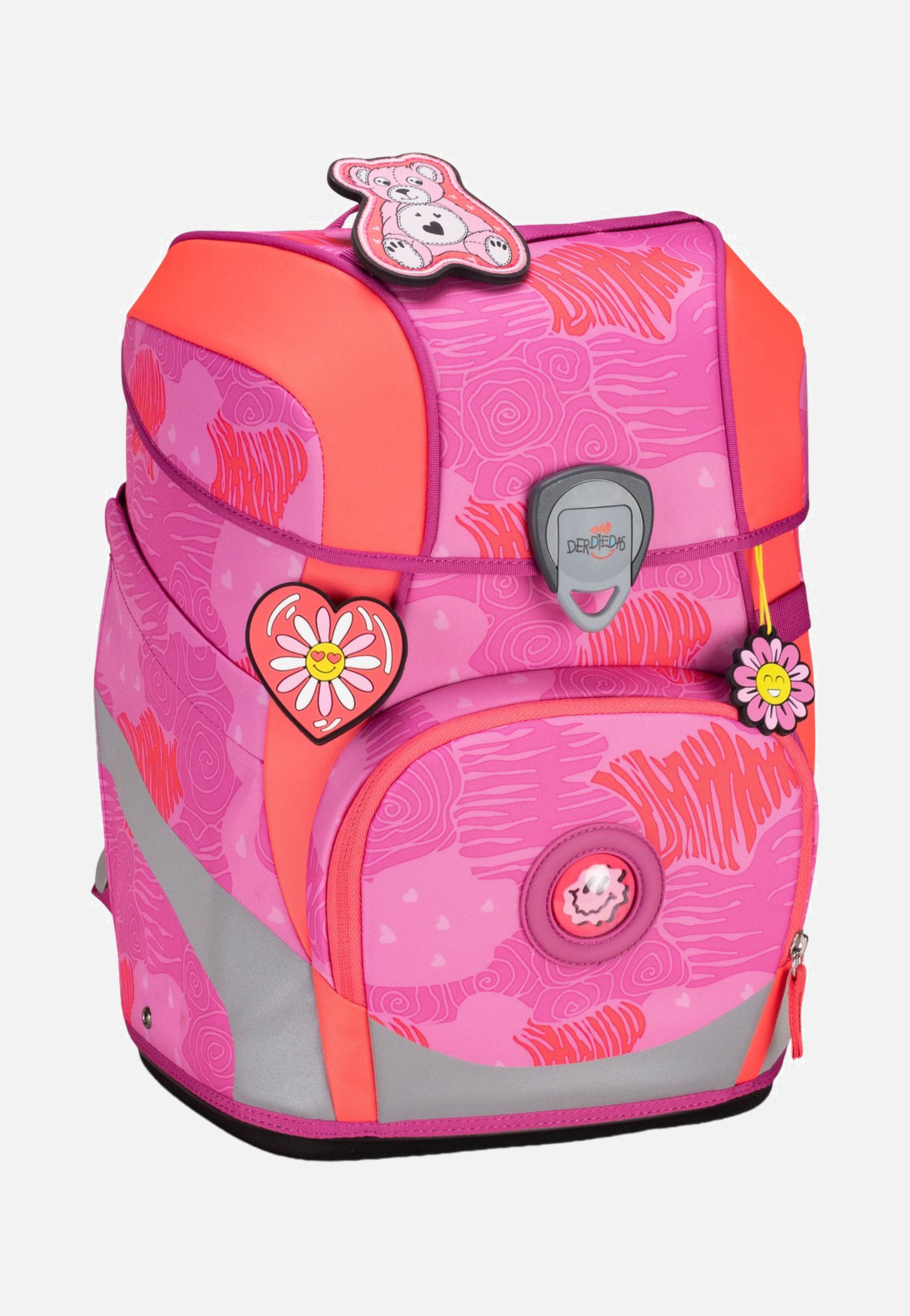 DerDieDas - ErgoFlex Tiny Set Roses - School Backpack | Neutral-Image