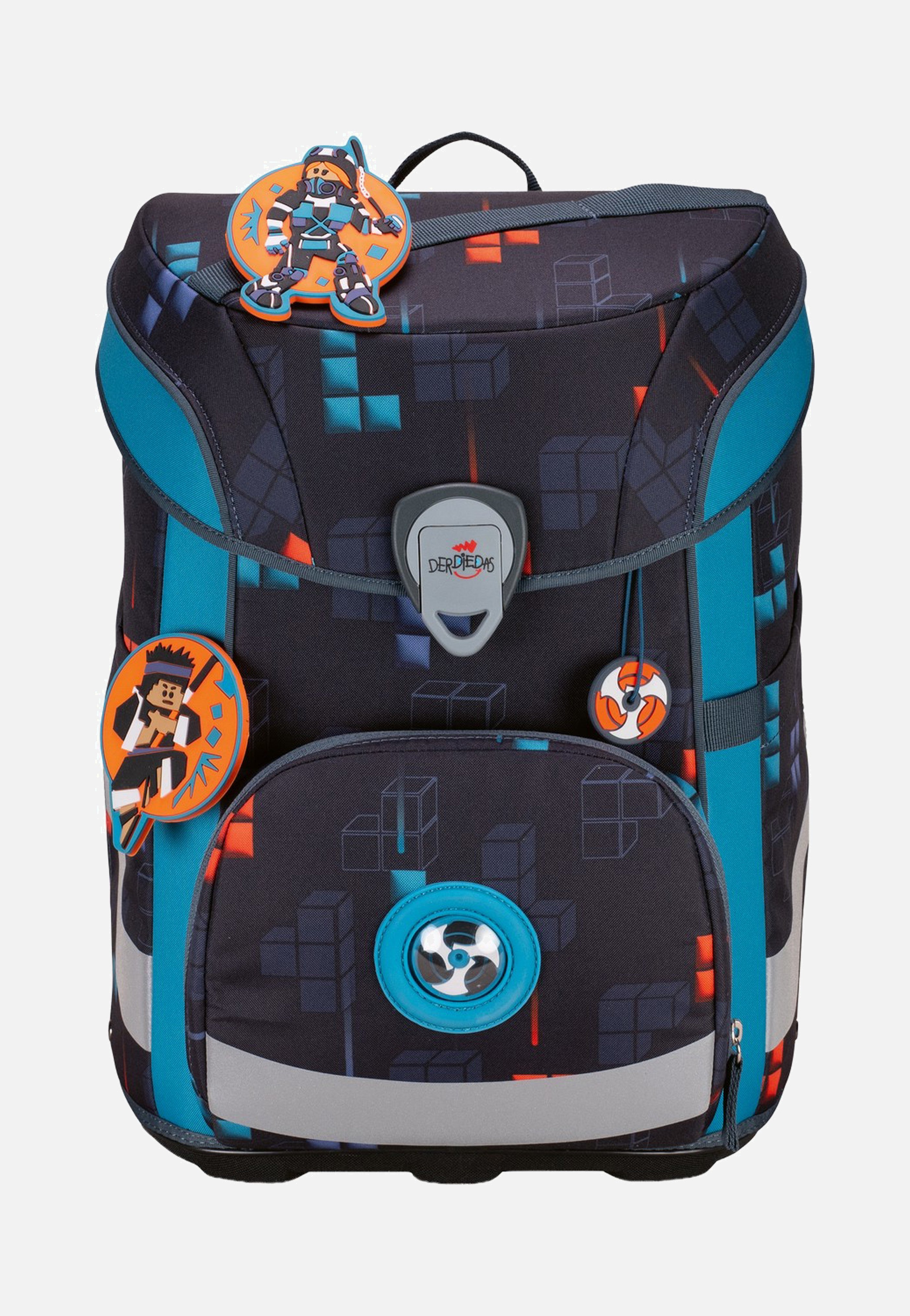 DerDieDas - ErgoFlex Easy Set Ninja Fighter - School Backpack | Neutral-Image