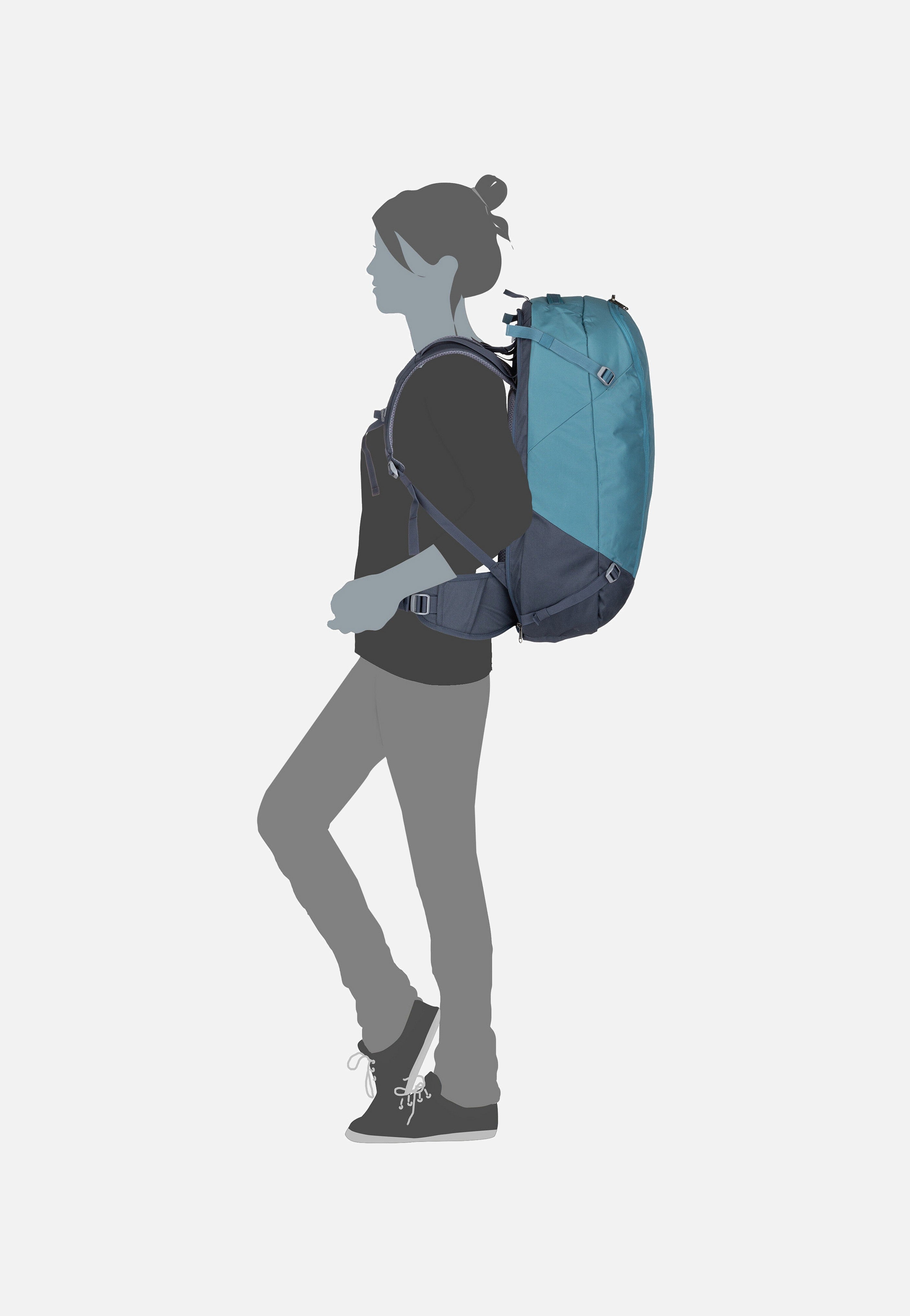 Deuter - Access 55 Atlantic/Ink - Travel Backpack | Neutral-Image