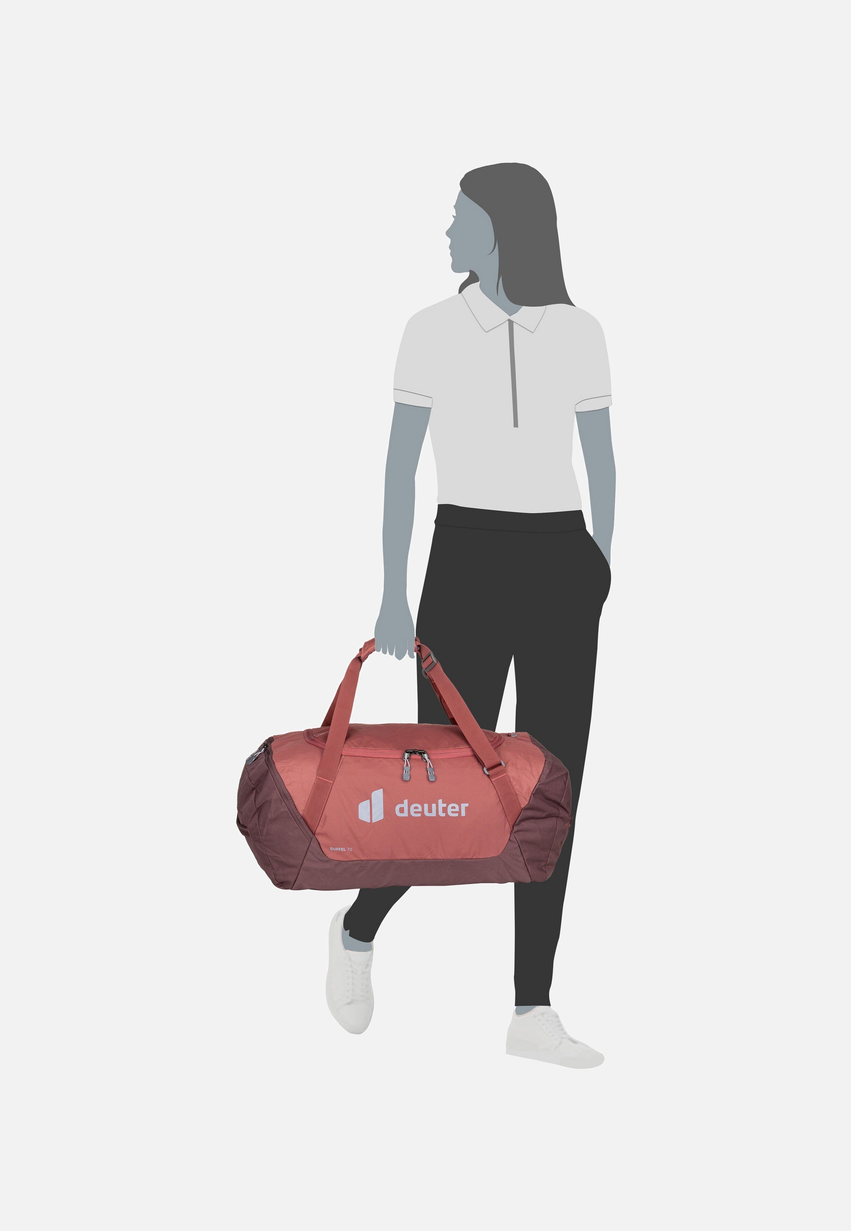 Deuter - Duffel 70 Caspia/Raisin - Dufflebag | Neutral-Image