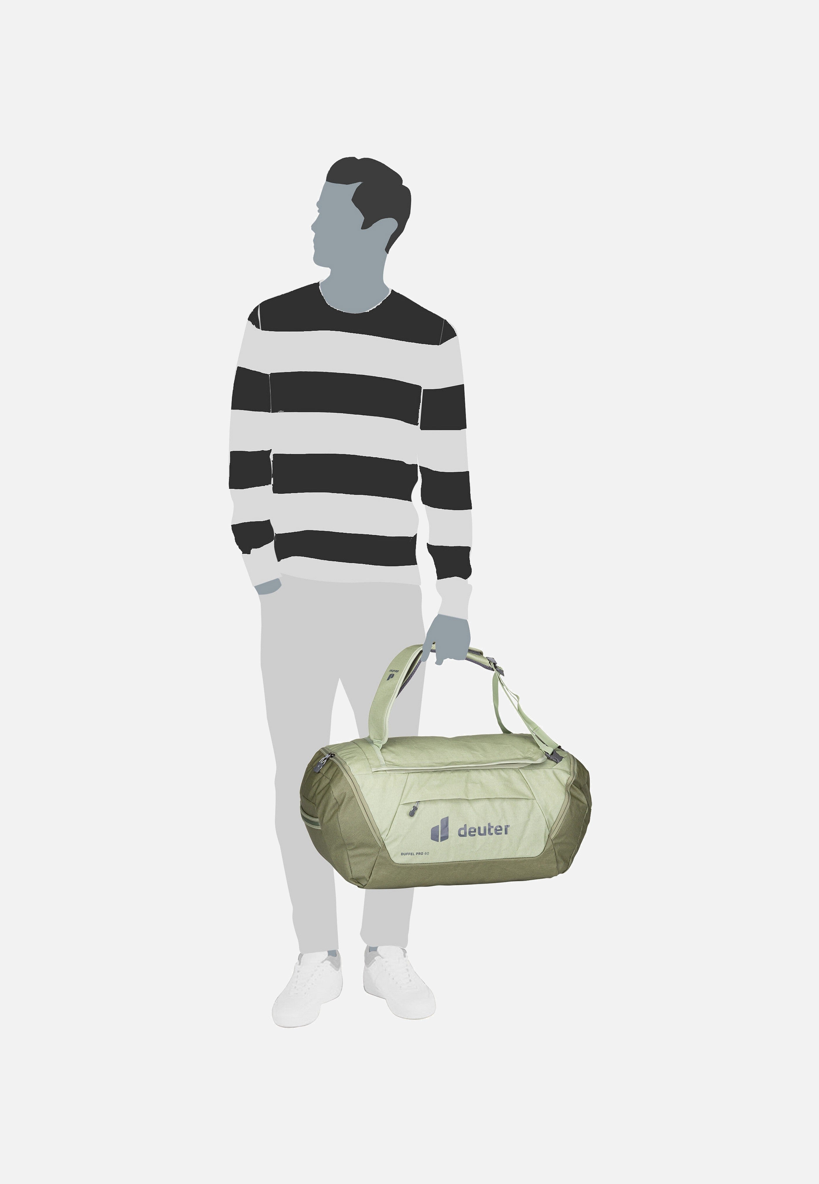 Deuter - Duffel Pro 60 Mineral/grove - Dufflebag | Neutral-Image