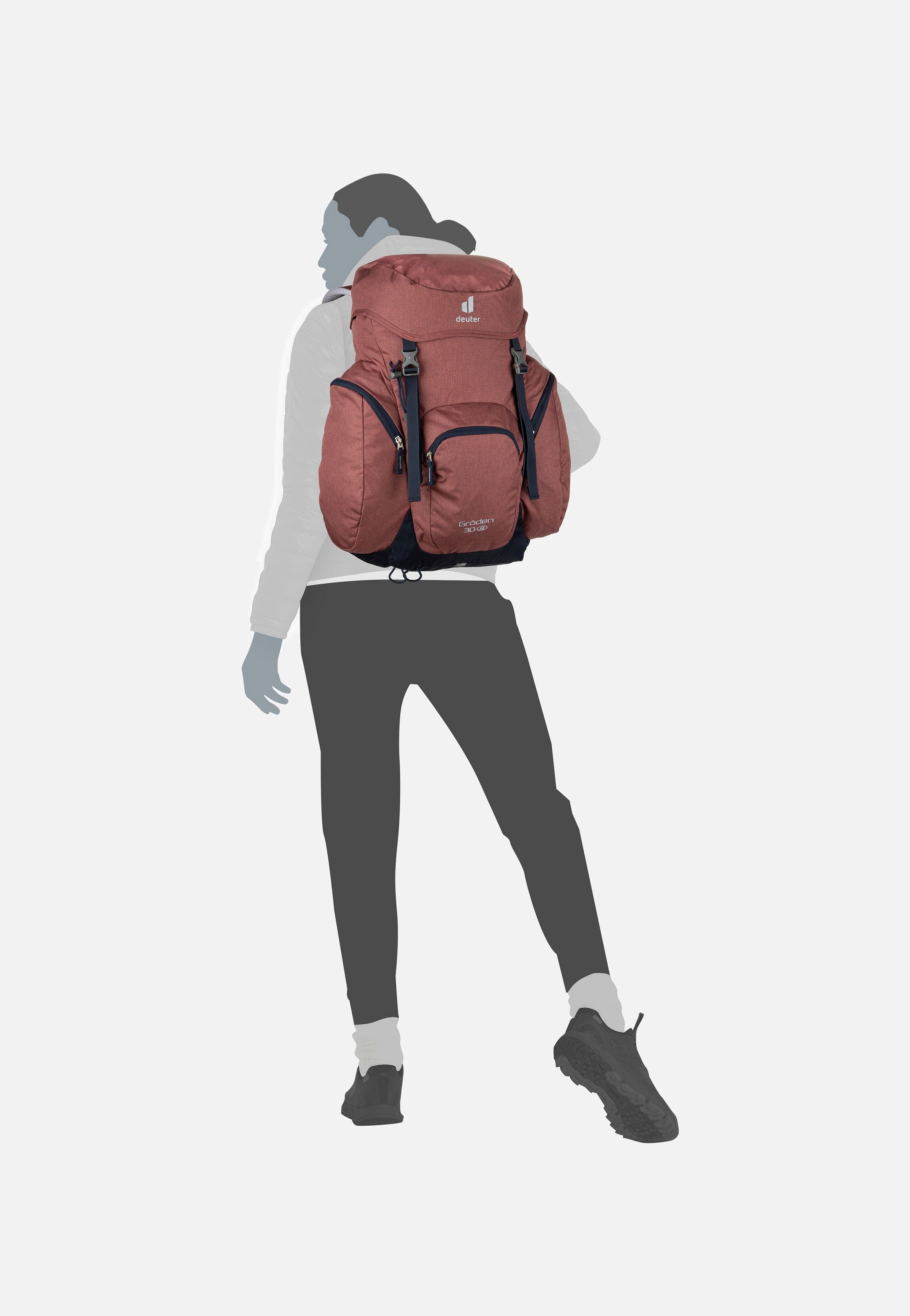 wanderrucksack 30 Deuter Gröden 30 SL Caspia/Ink - Wanderrucksack