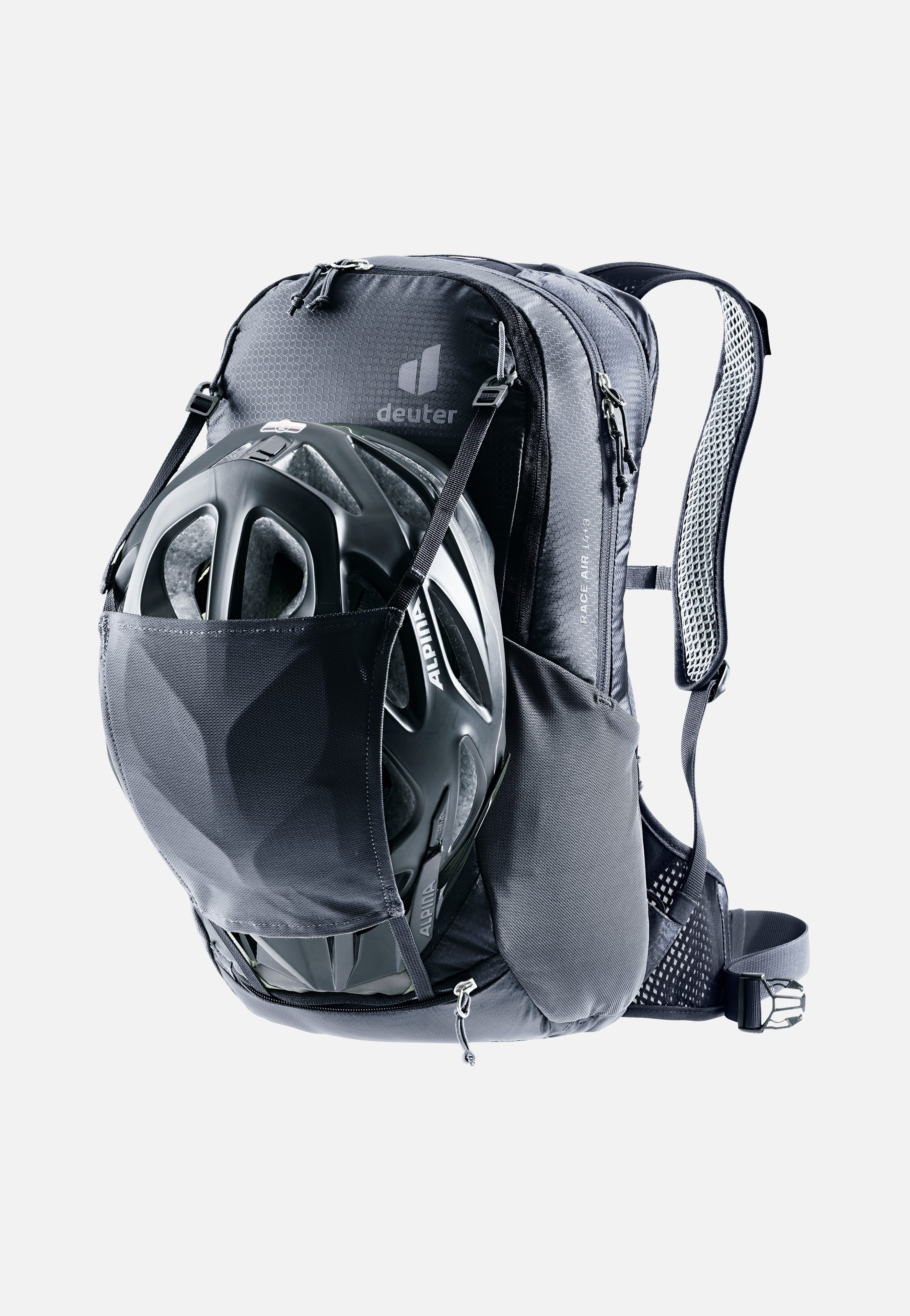 deuter fahrradrucksack race air Deuter Race Air 14+3 Black - Fahrradrucksack