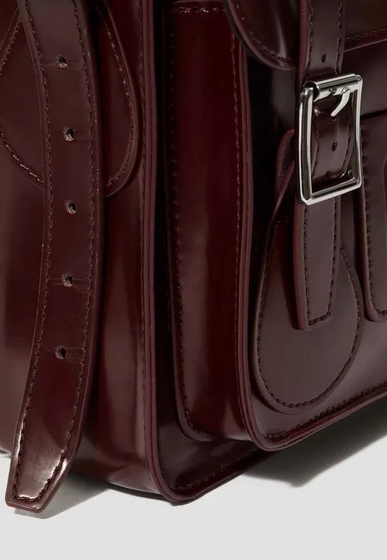 Dr. Martens 11" Satchel Bag Cherry Red Oxford Rub Off Tasche