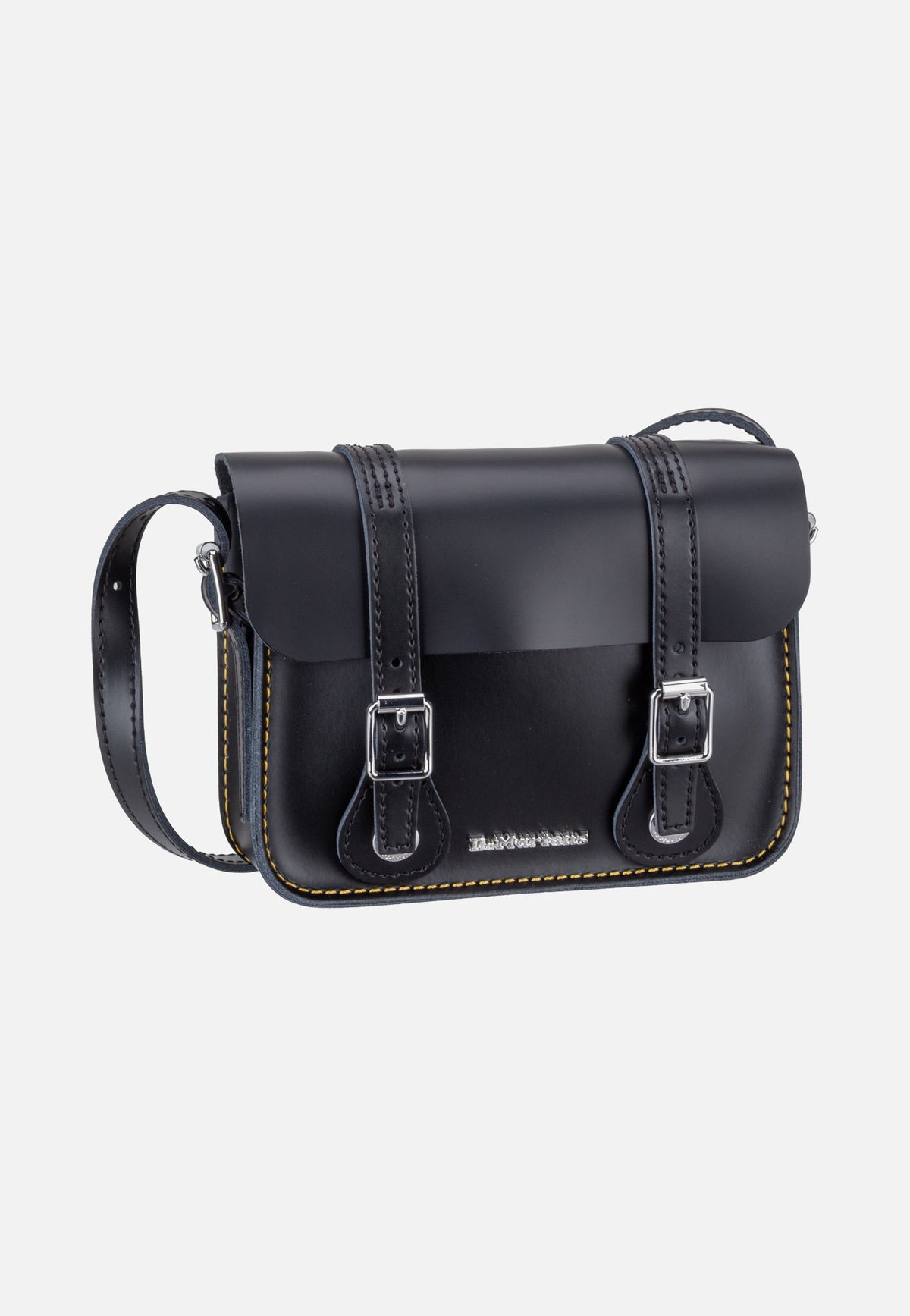 Dr. Martens 7" Satchel Black Kiev Smooth Crossbody Bag