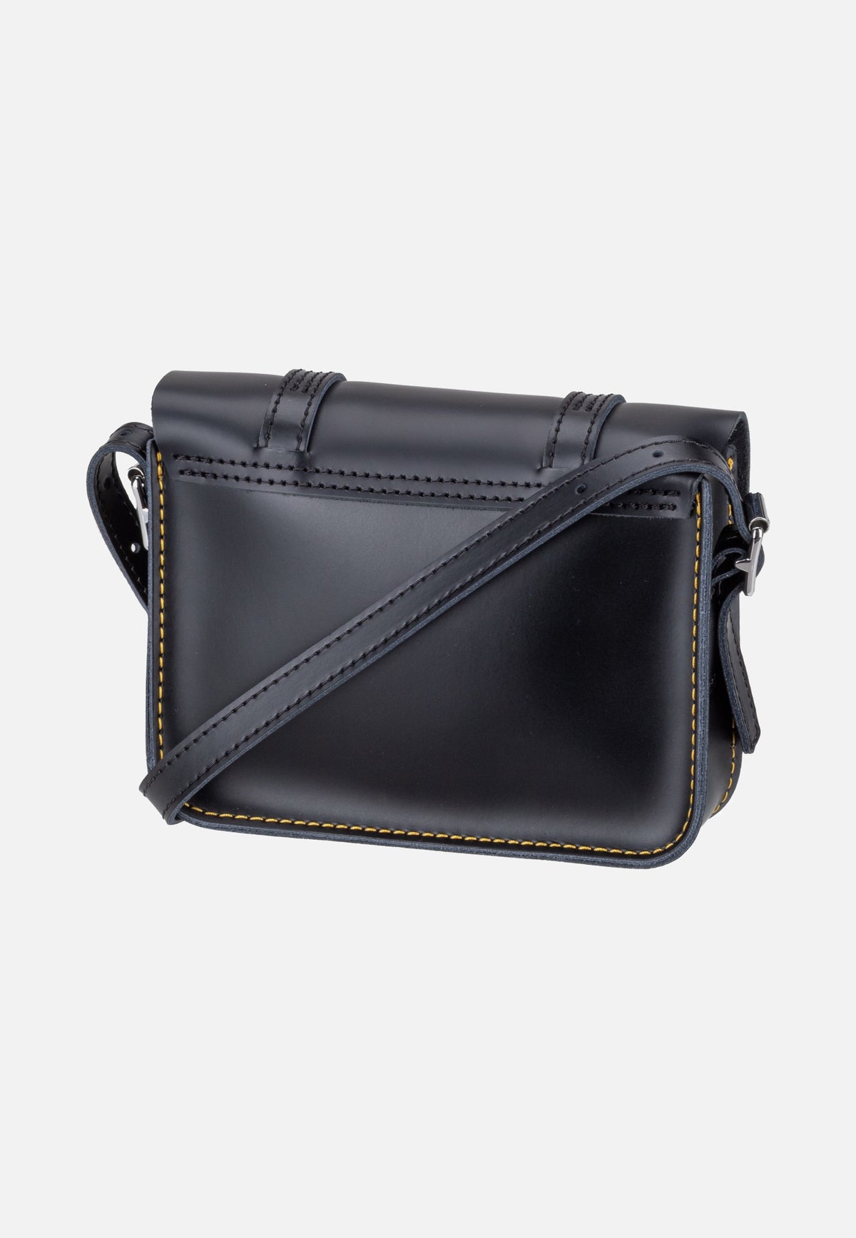Dr. Martens 7" Satchel Black Kiev Smooth Crossbody Bag