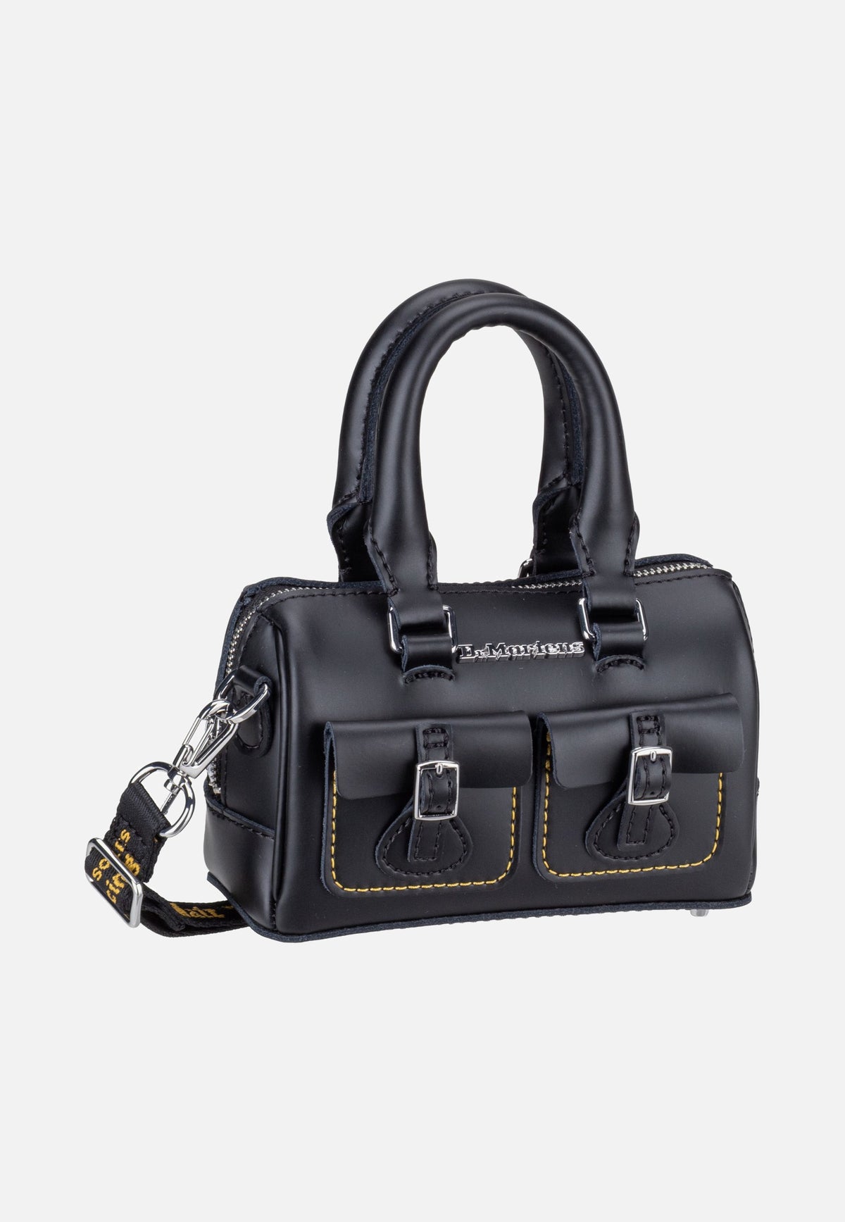 Dr. Martens Mini Top Handle Black Kiev Satchel