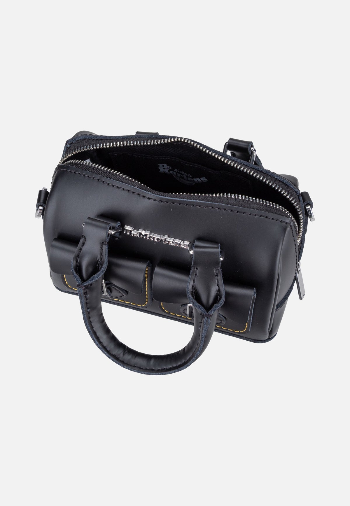 Dr. Martens Mini Top Handle Black Kiev Satchel