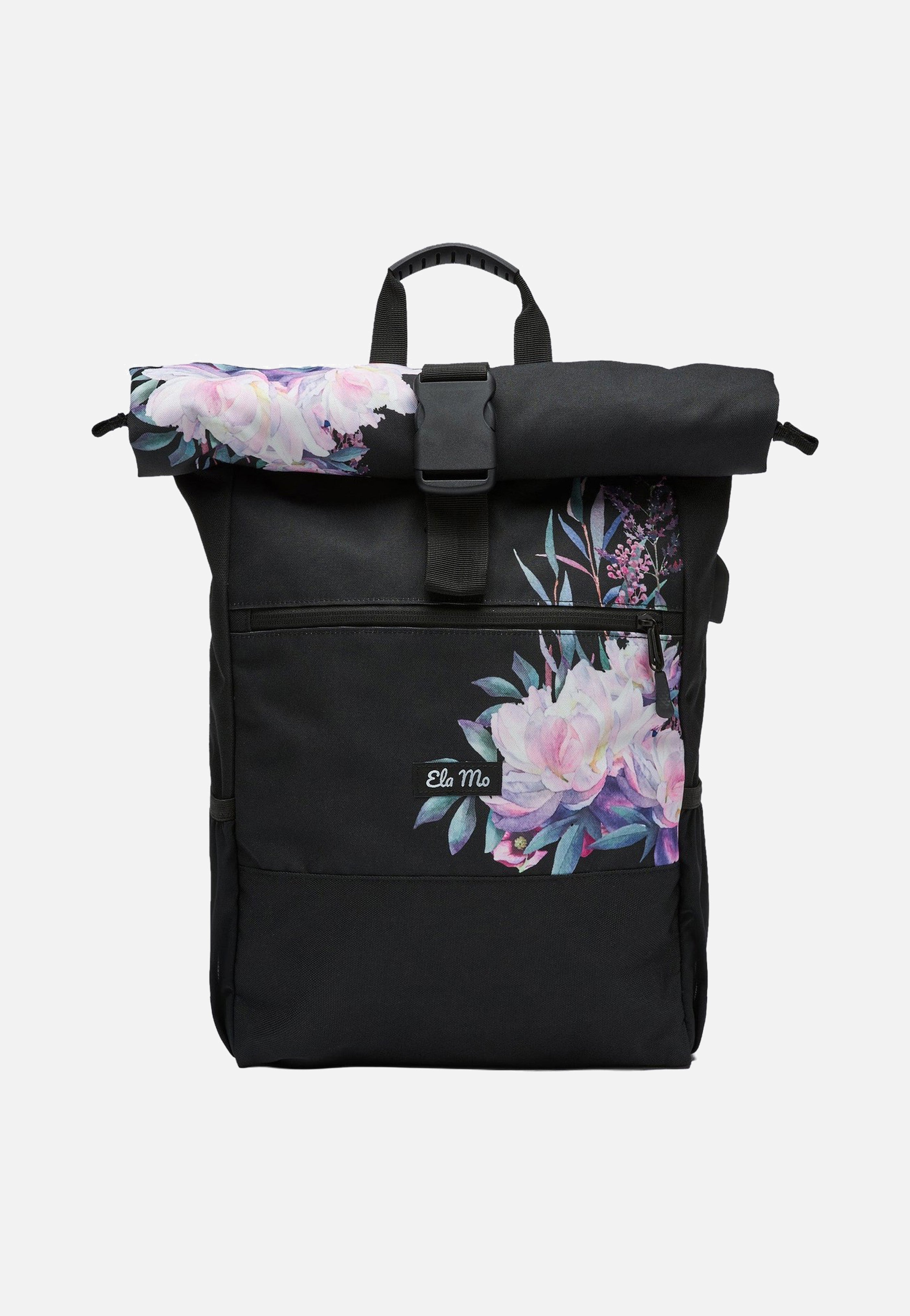 Ela Mo Rolltop Beauty in Darkness Rolltop Backpack