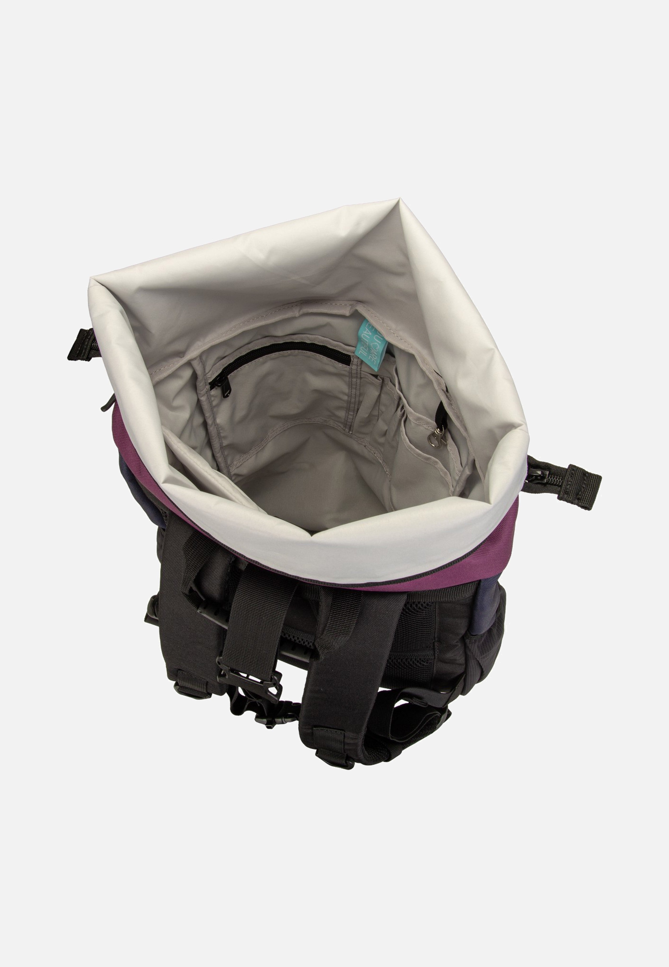Ela Mo Rolltop Berry Rolltop Backpack