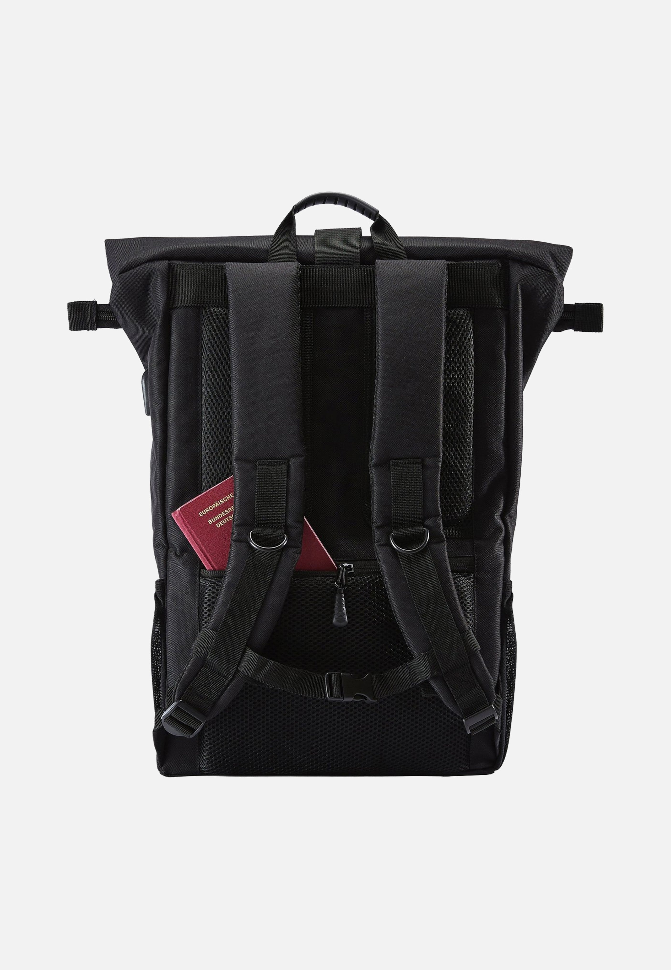 Ela Mo Rolltop Black Beautiful Rolltop Backpack