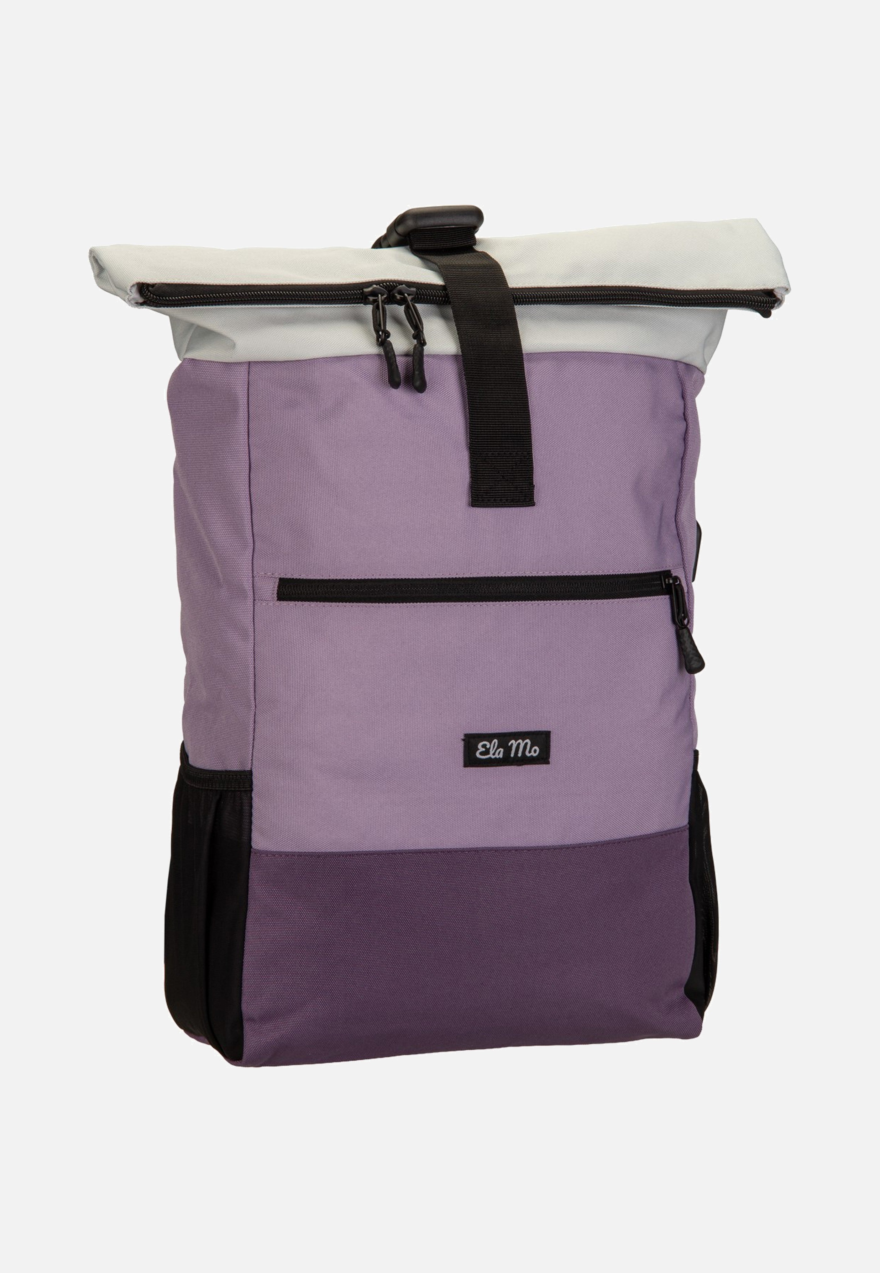 Ela Mo Rolltop Lavender Rolltop Backpack