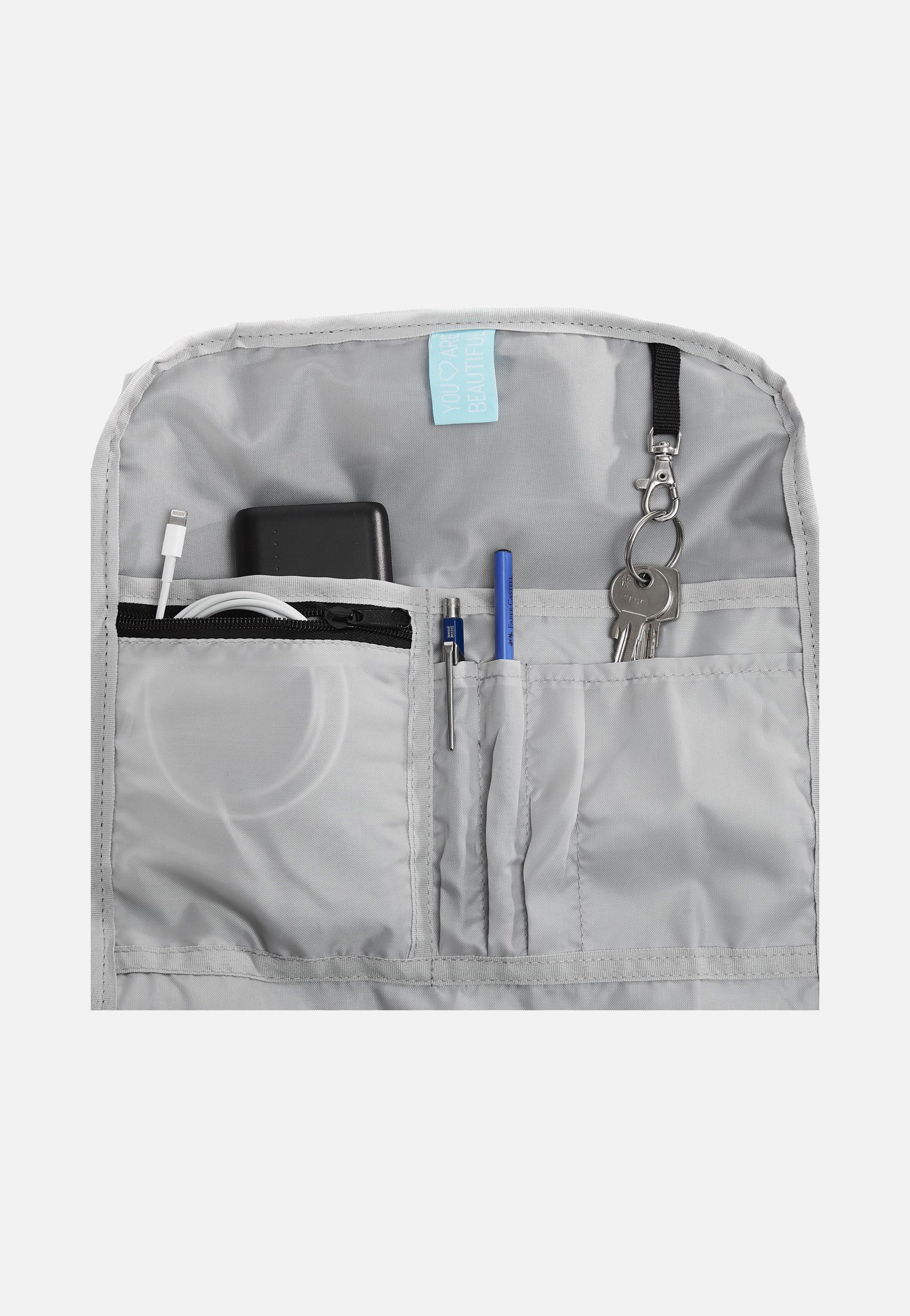 Ela Mo Rolltop Mintgrey Rolltop Backpack