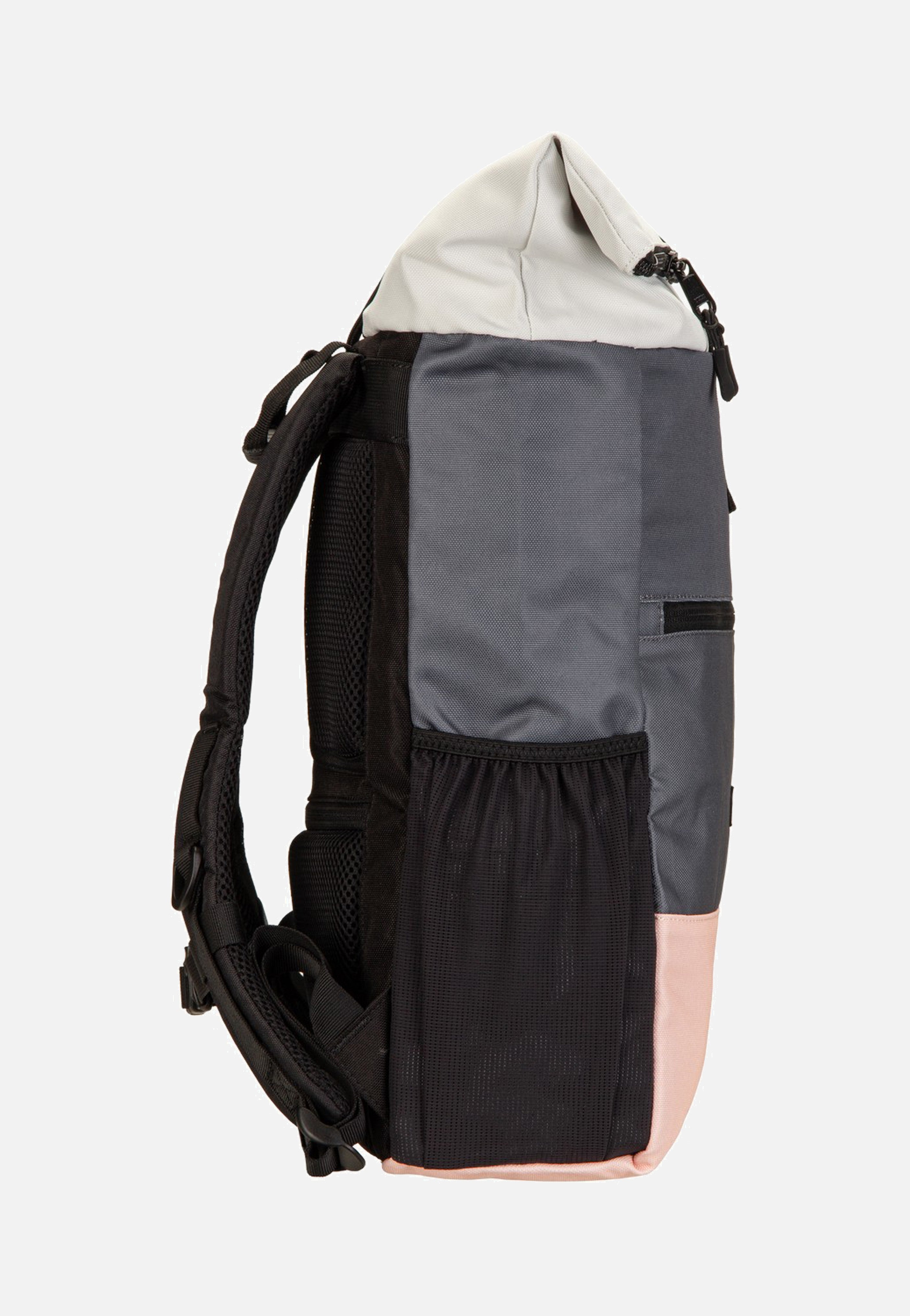 Ela Mo Rolltop Rose On Rocks Rolltop Backpack