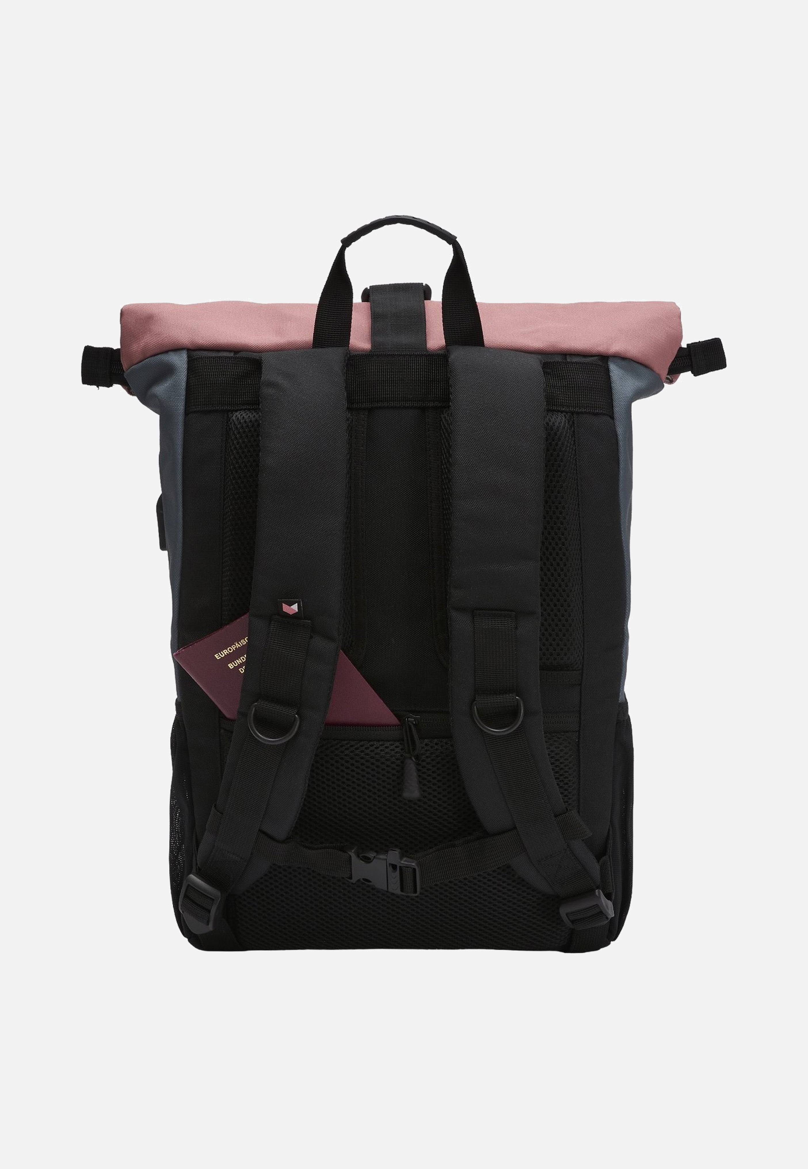 Ela Mo Rolltop Salmon Rolltop Backpack