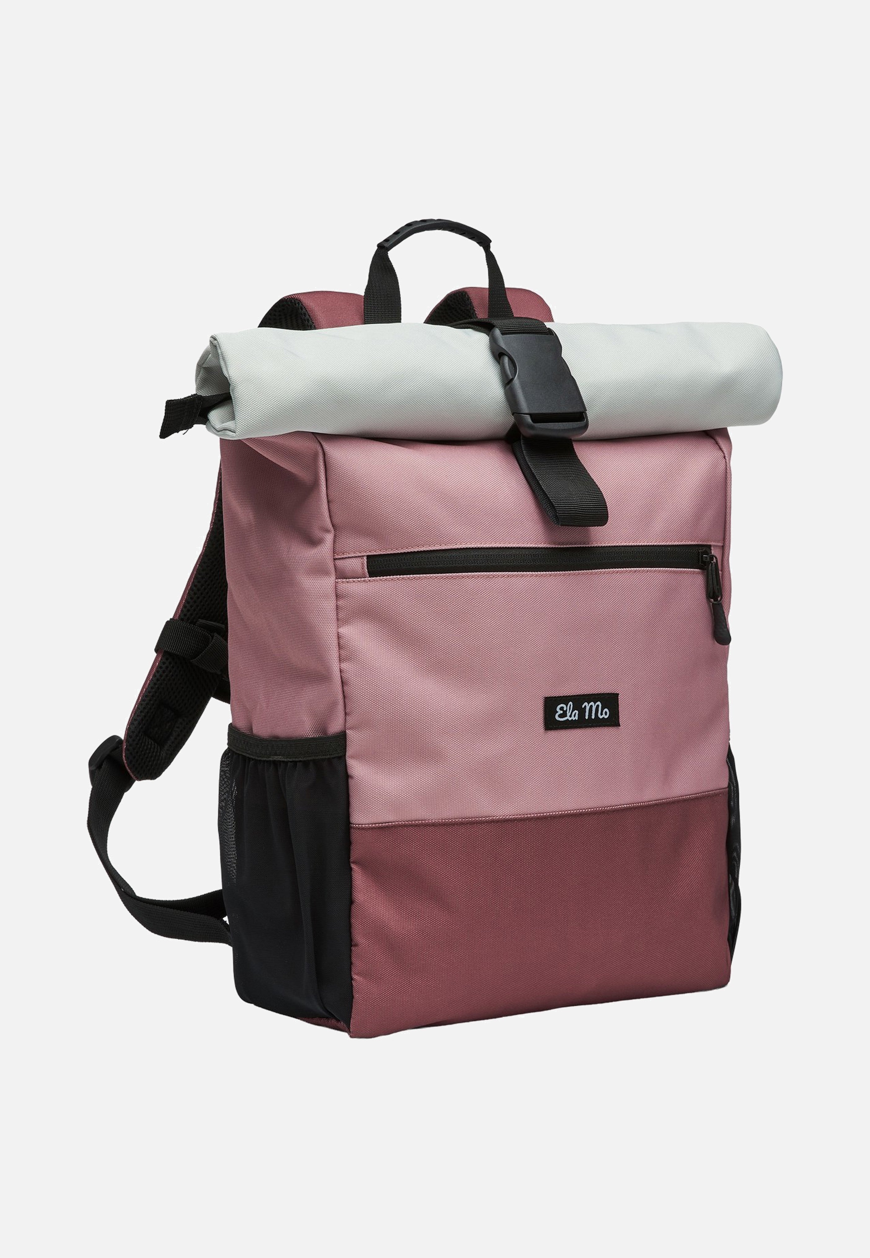 Ela Mo Rolltop Strawberry Cream Rolltop Backpack