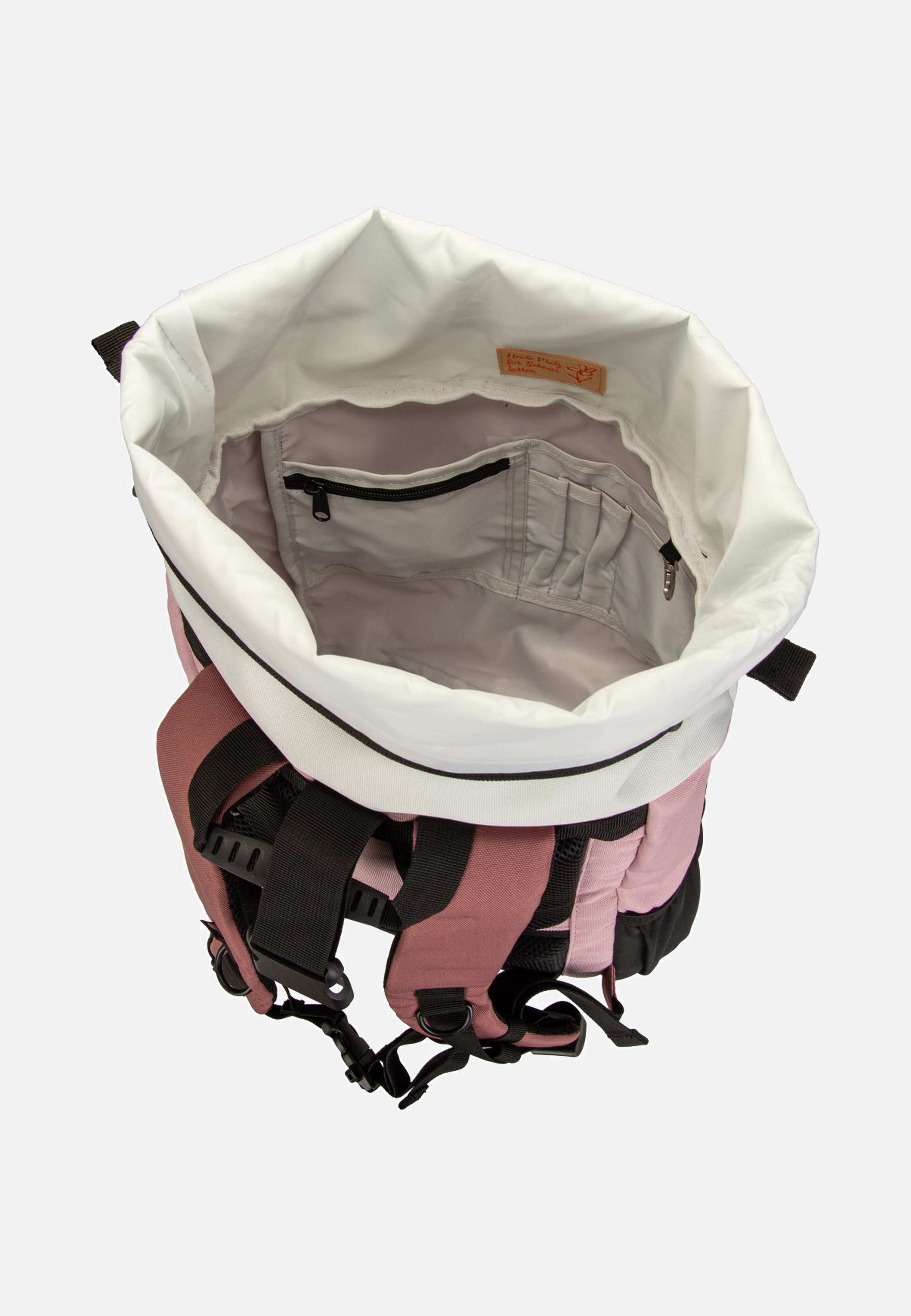 Ela Mo Rolltop Strawberry Cream Rolltop Backpack